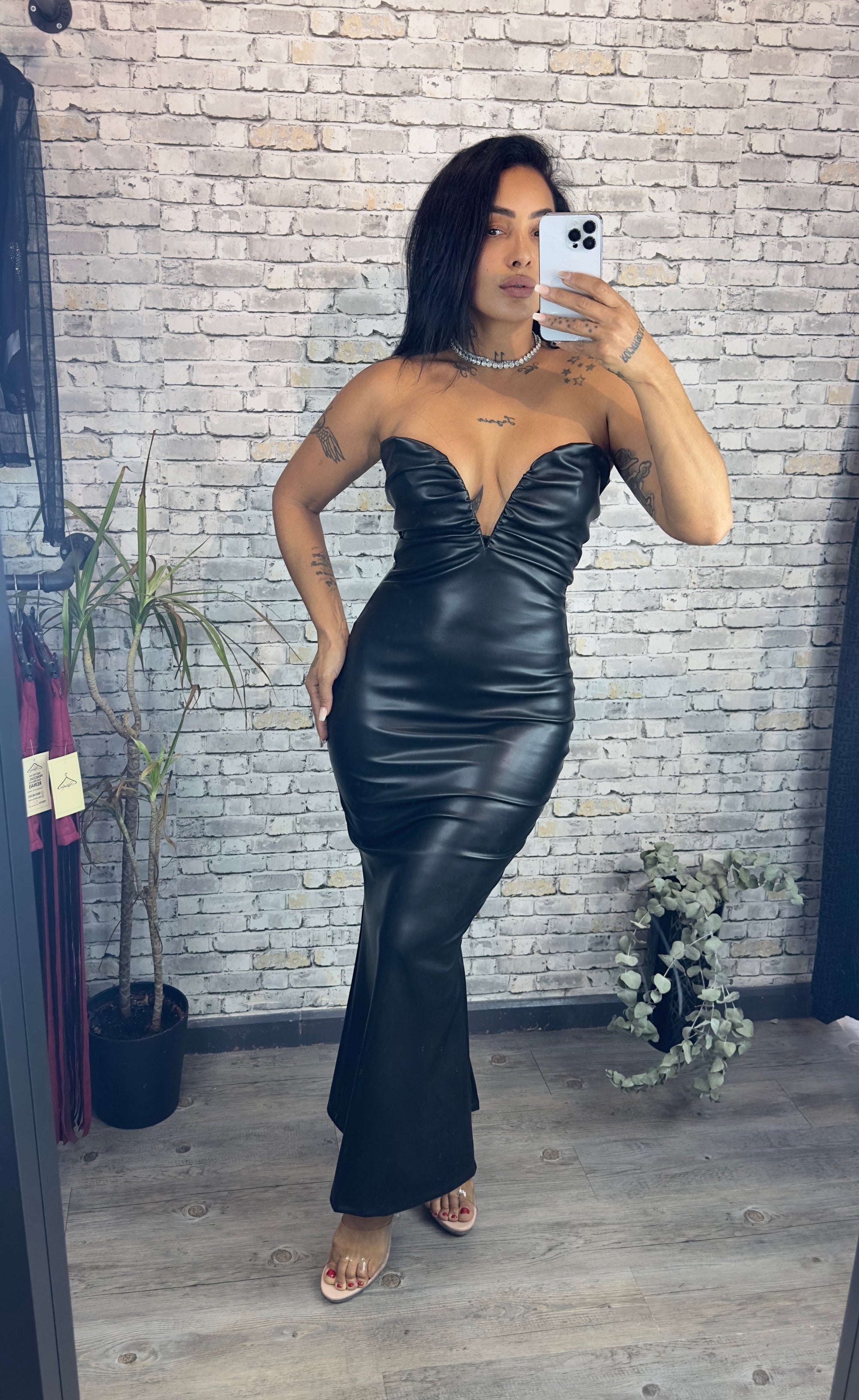 Vestido noche de lux