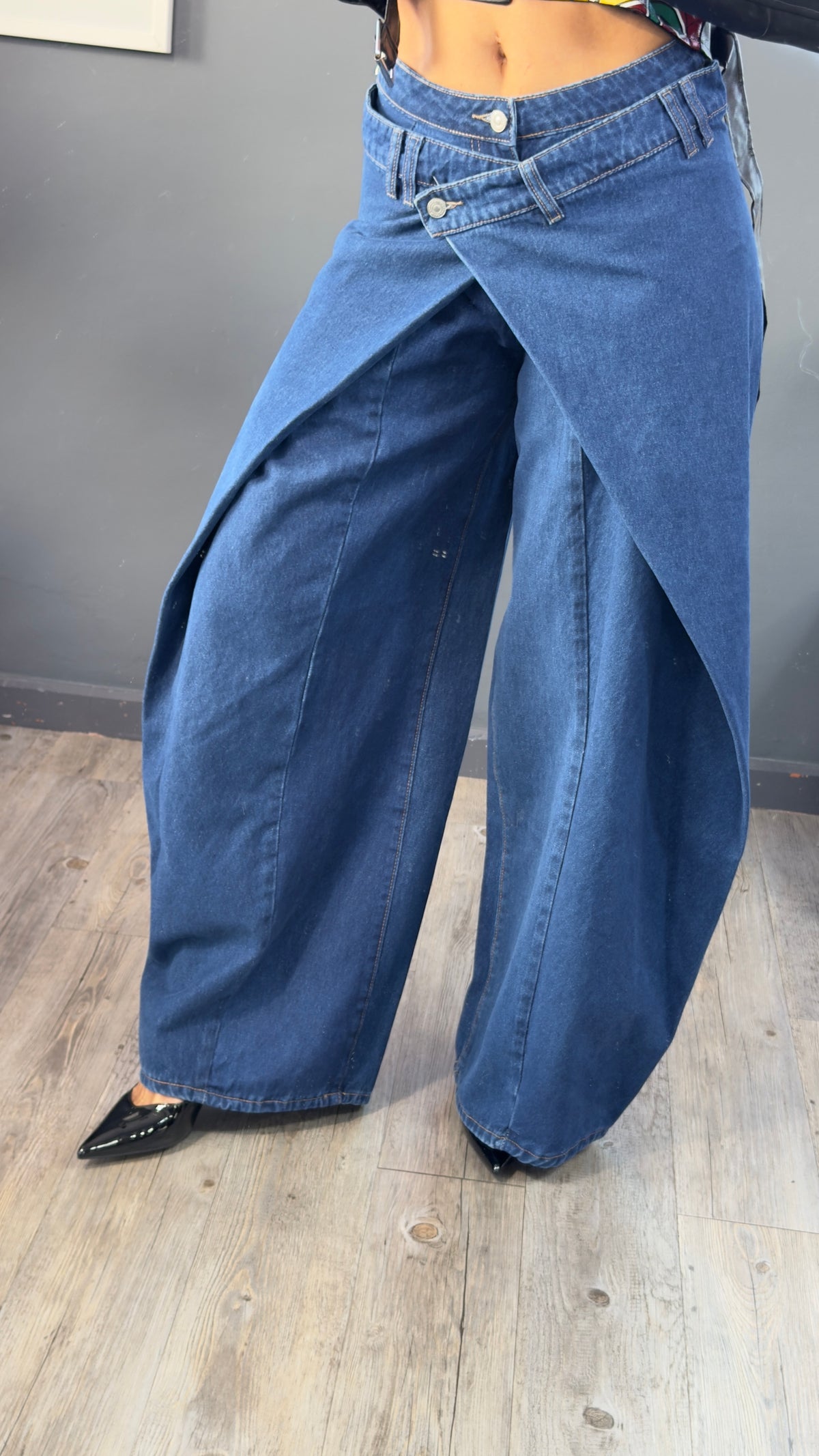 Jeans doble cintura premium