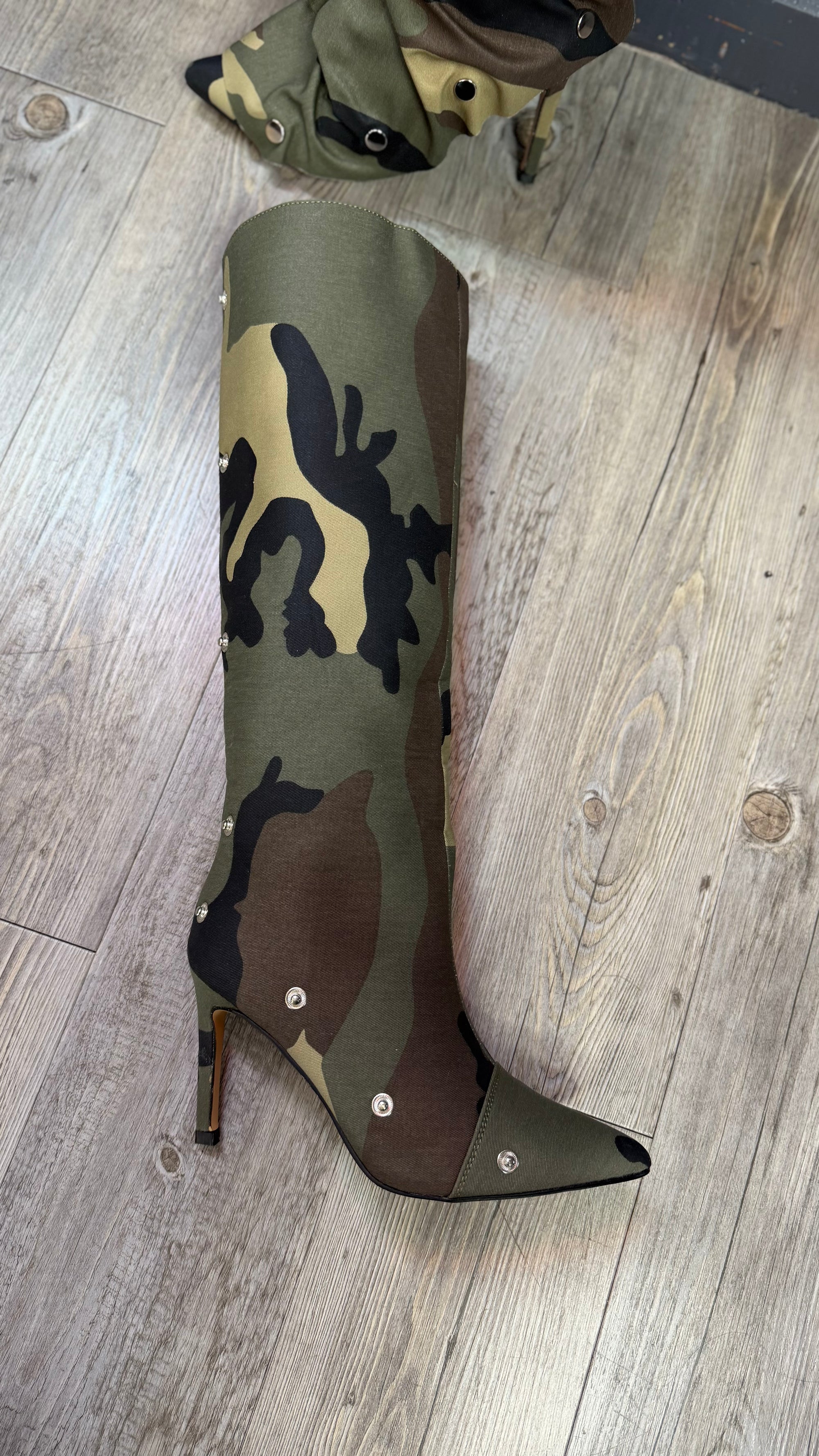 Botas segunda piel camuflaje DENIM