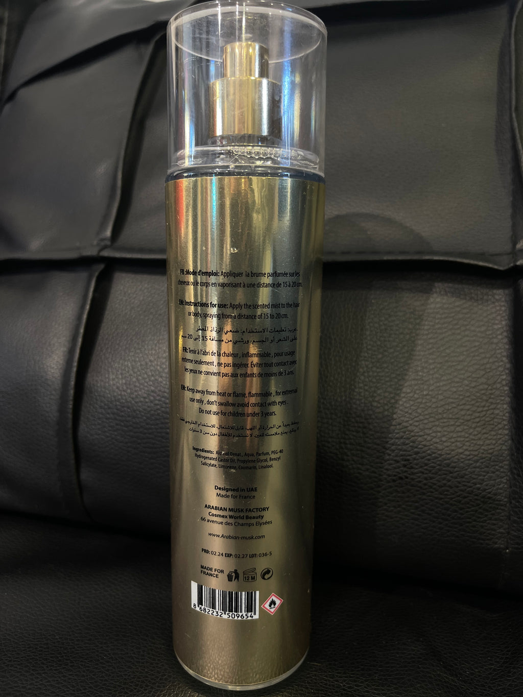 Perfume Arabe de cuerpo