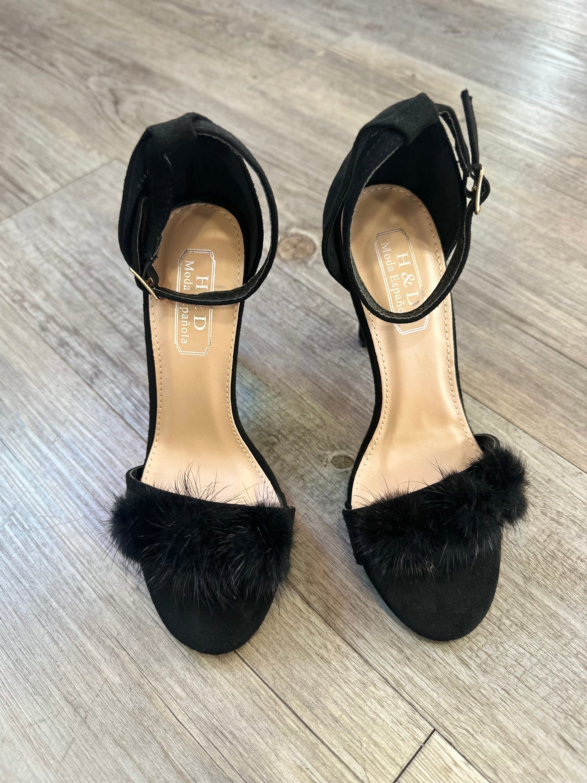 Sandalias pompón