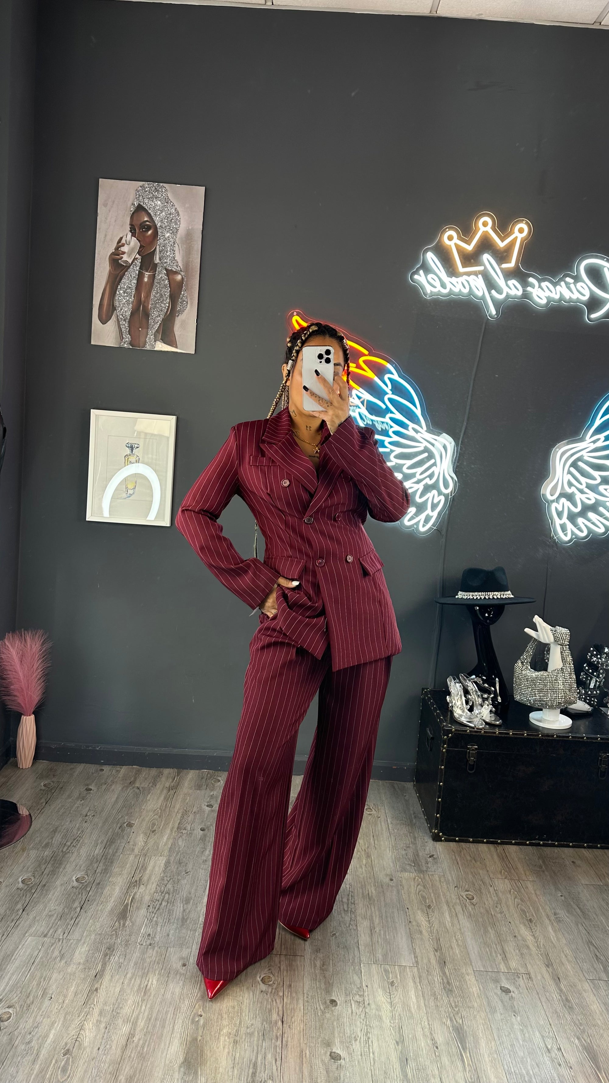 Traje chaqueta rallas