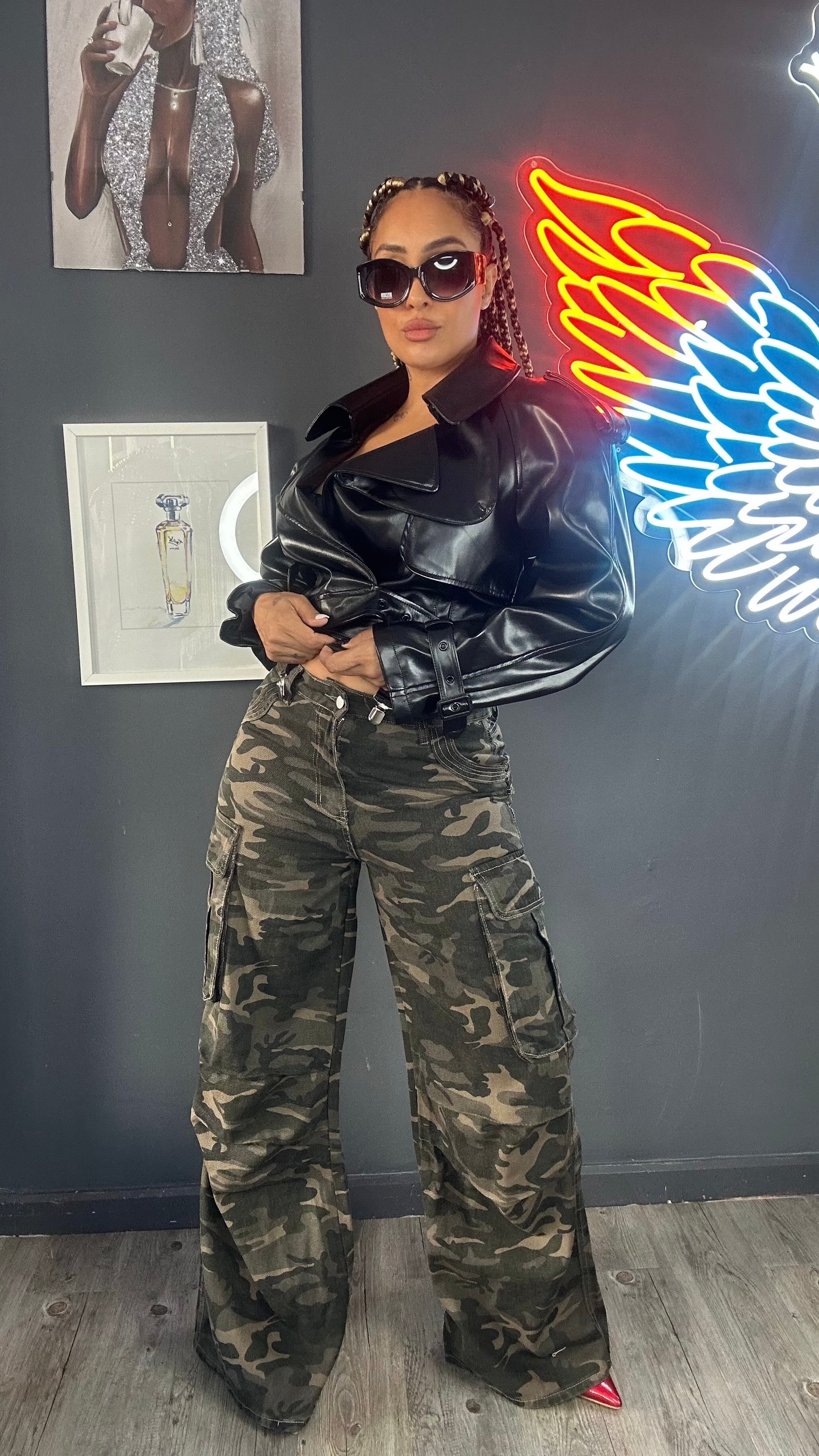 Jeans, cargo, camuflaje