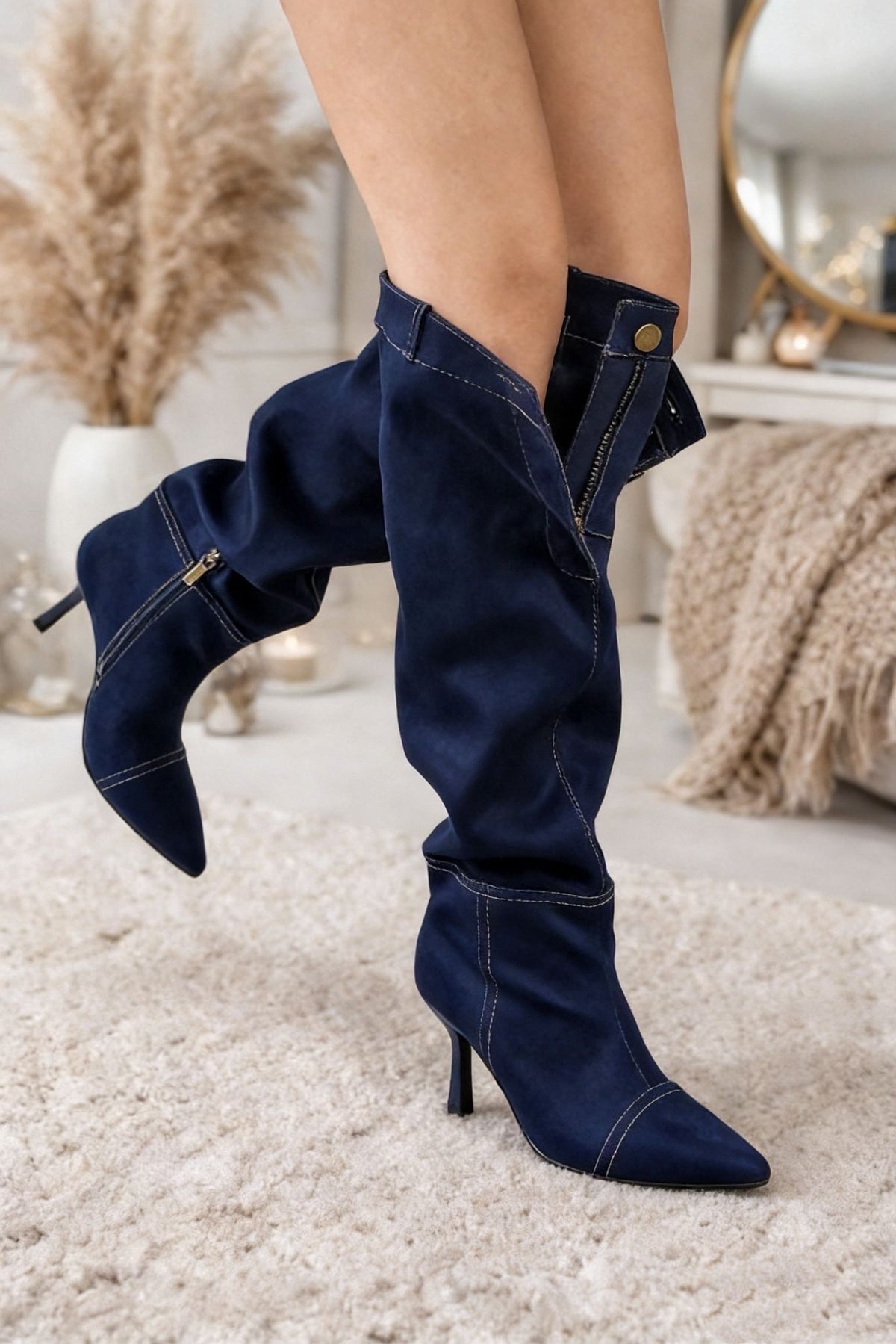 Botas exclusiv denim pantalón