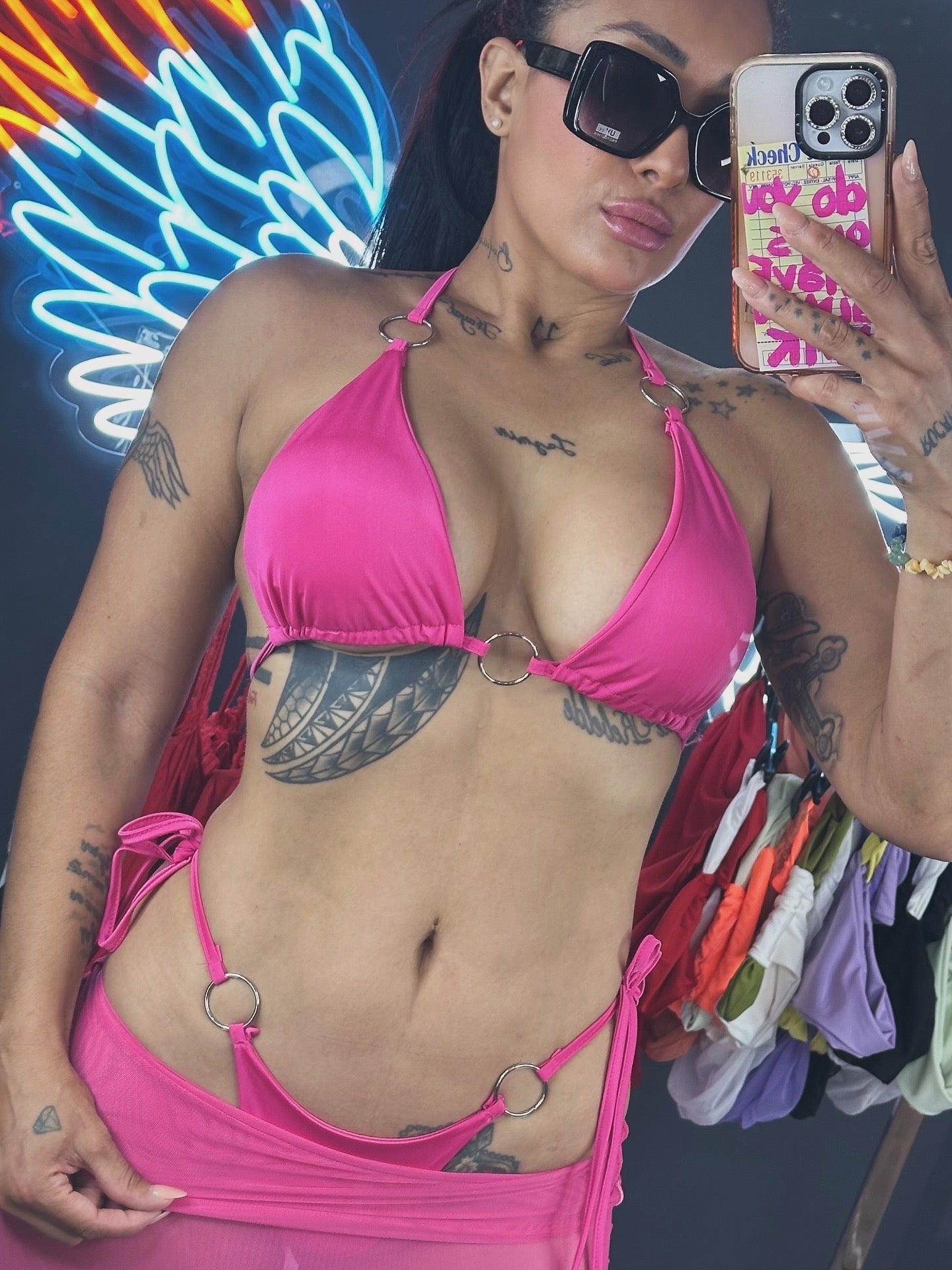 Bikini 3 piezas tanga/brasileña Aro