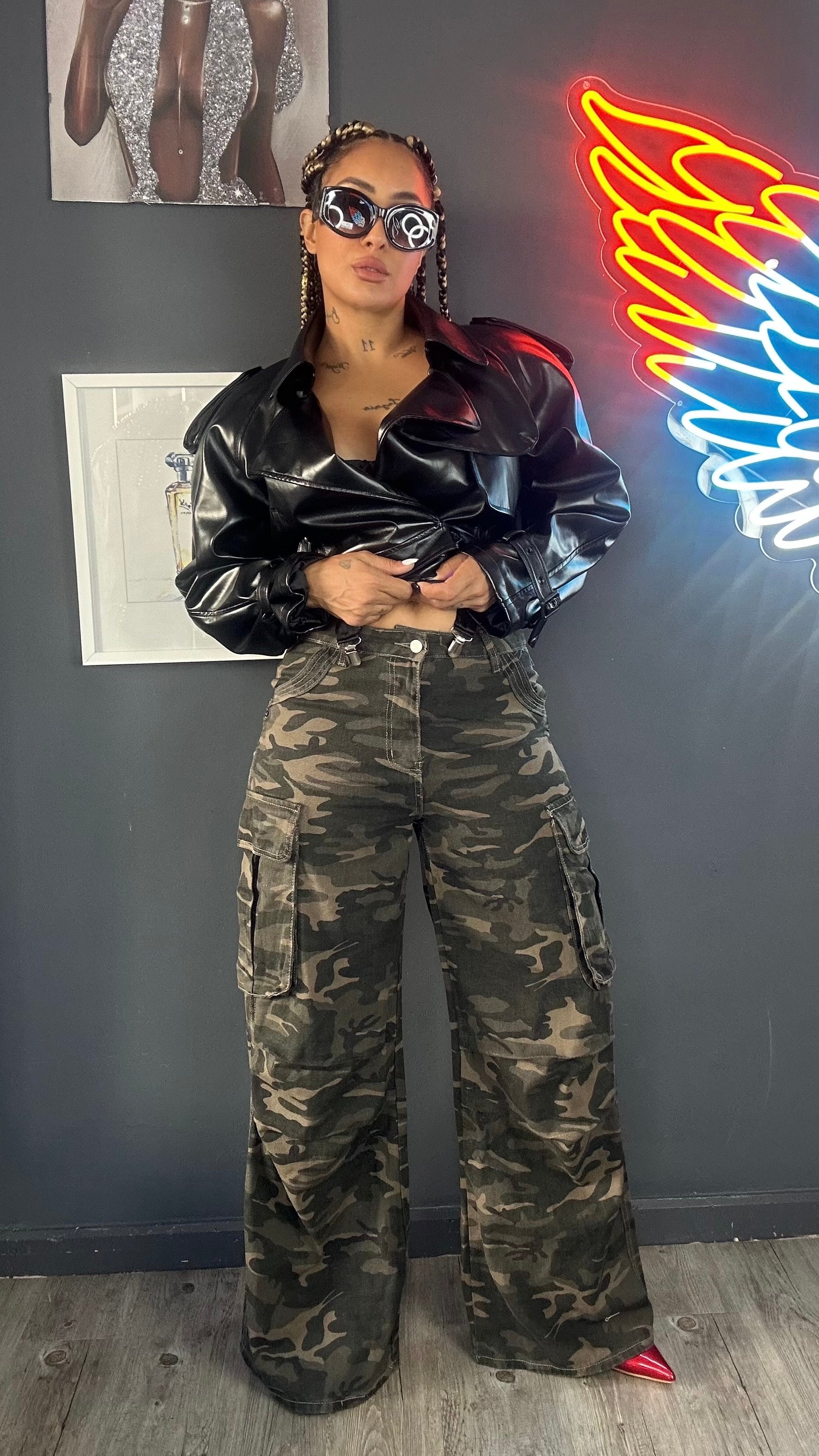 Jeans, cargo, camuflaje