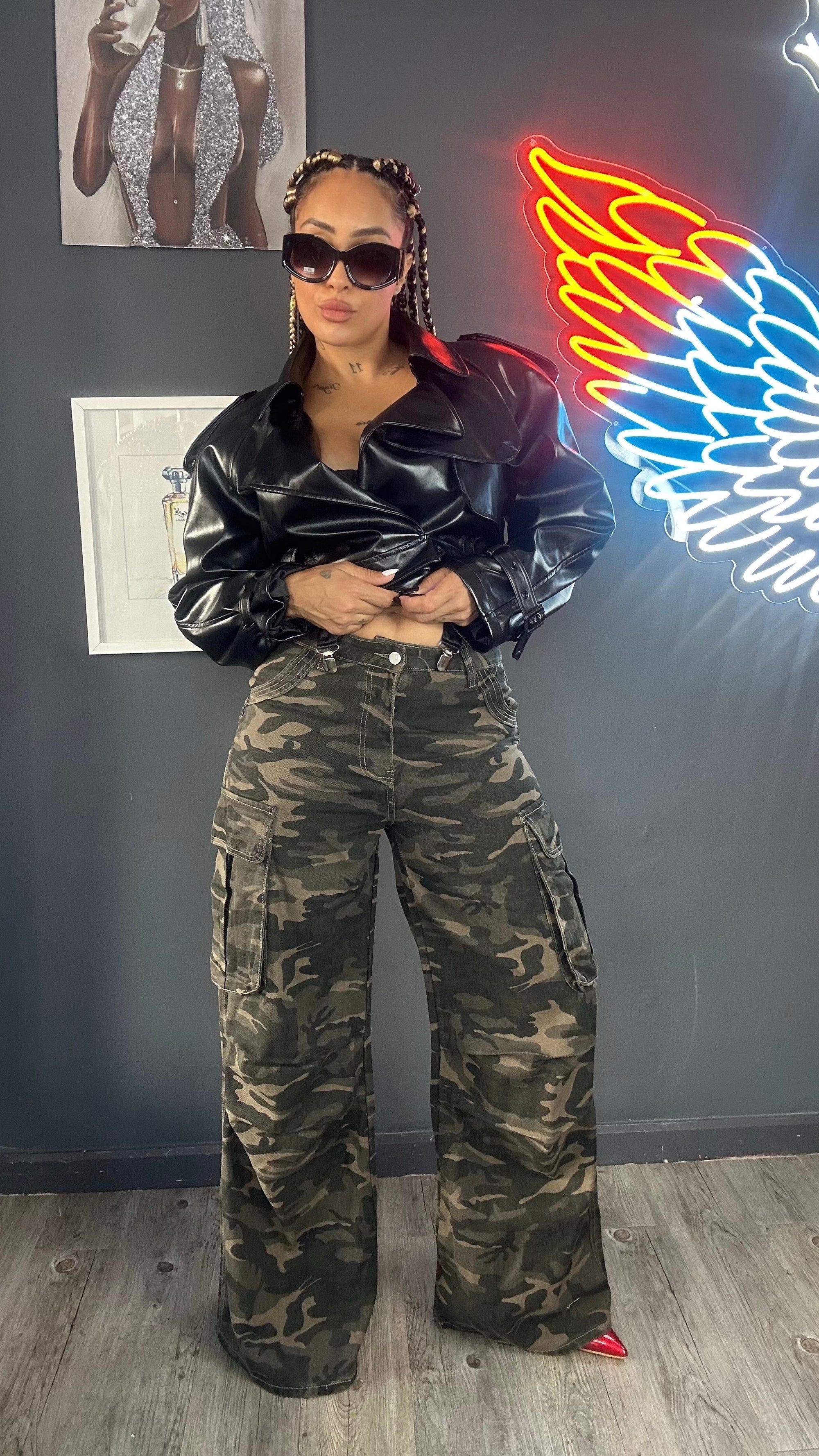 Jeans, cargo, camuflaje