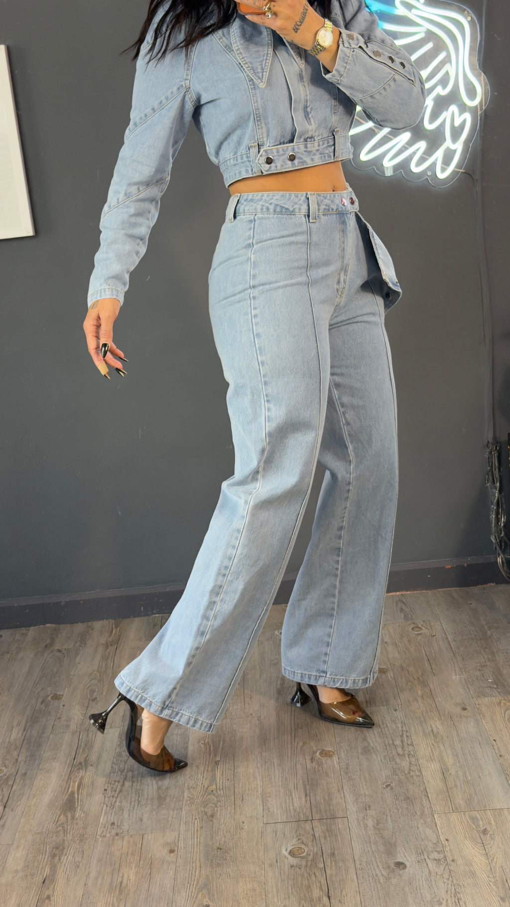 Conjunto ANGEL DENIM