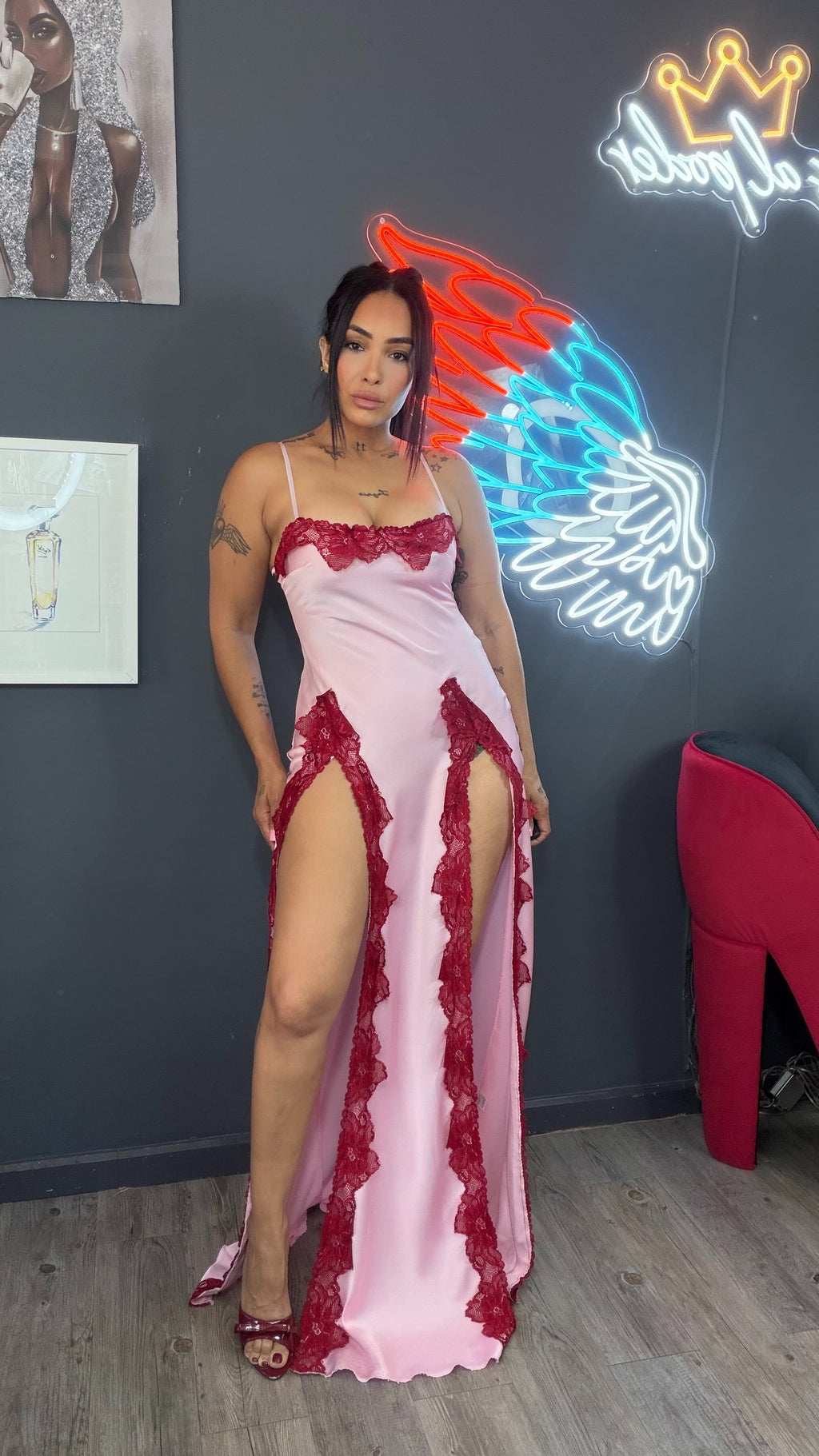 Vestido vencía largo