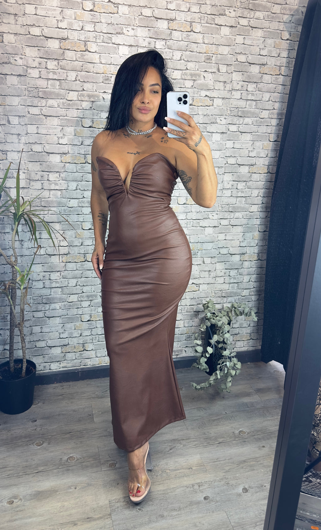 Vestido noche de lux