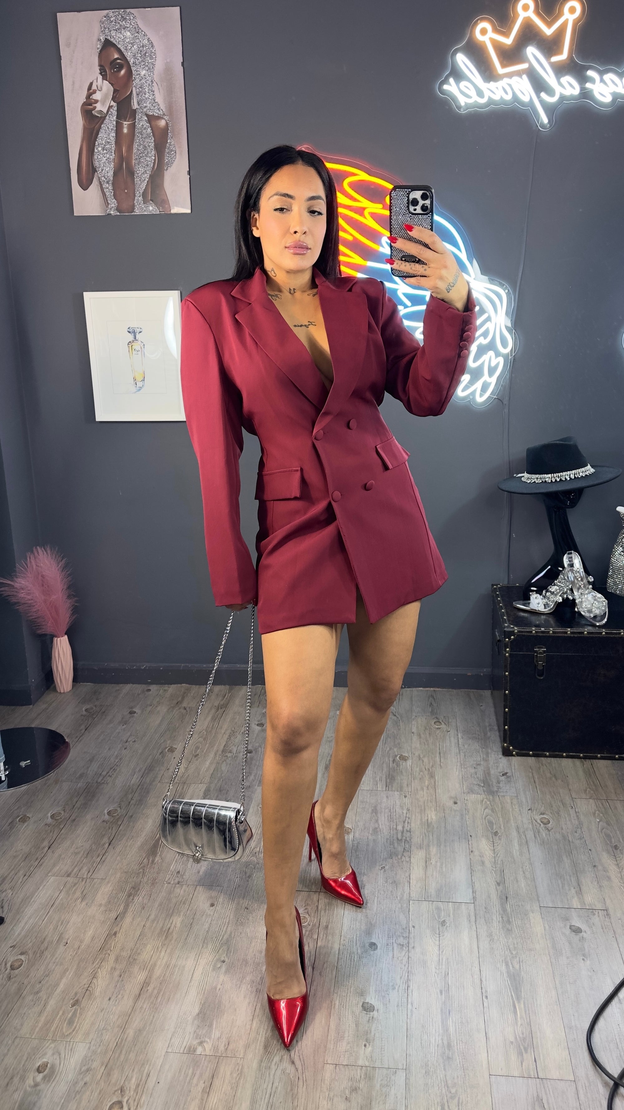 Vestido blazer Oversize