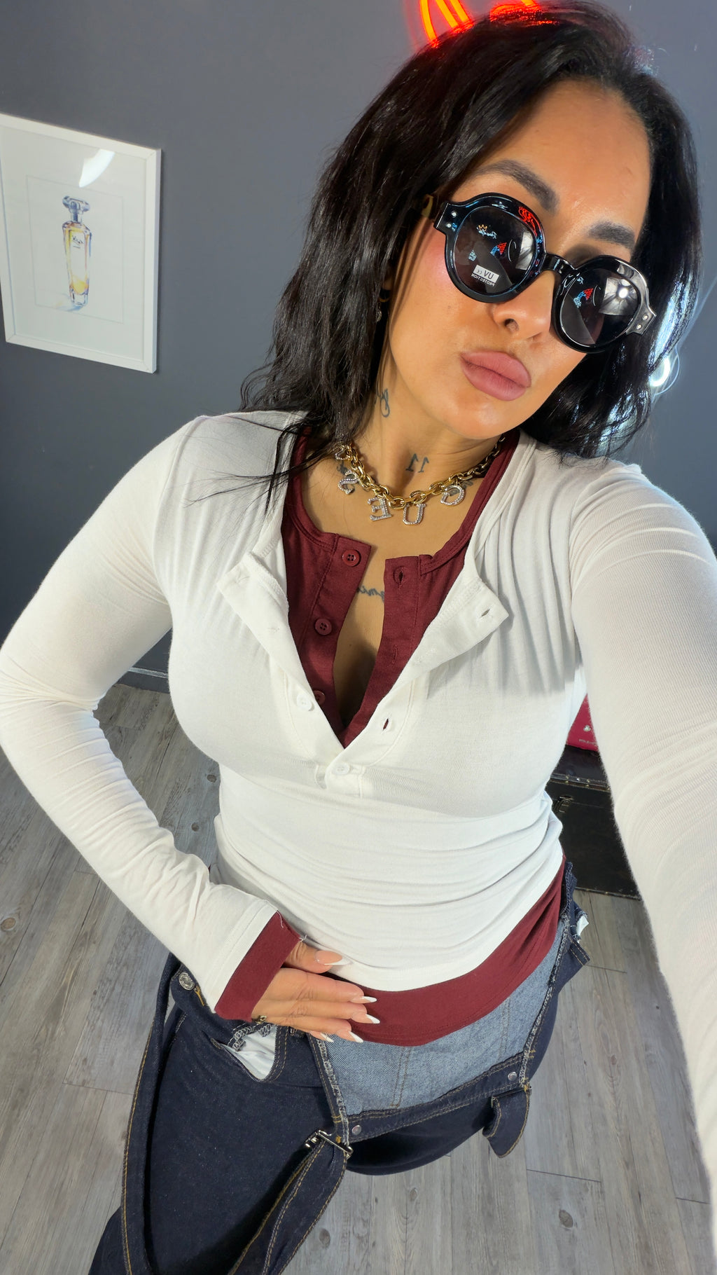 Camiseta básica, algodón doble