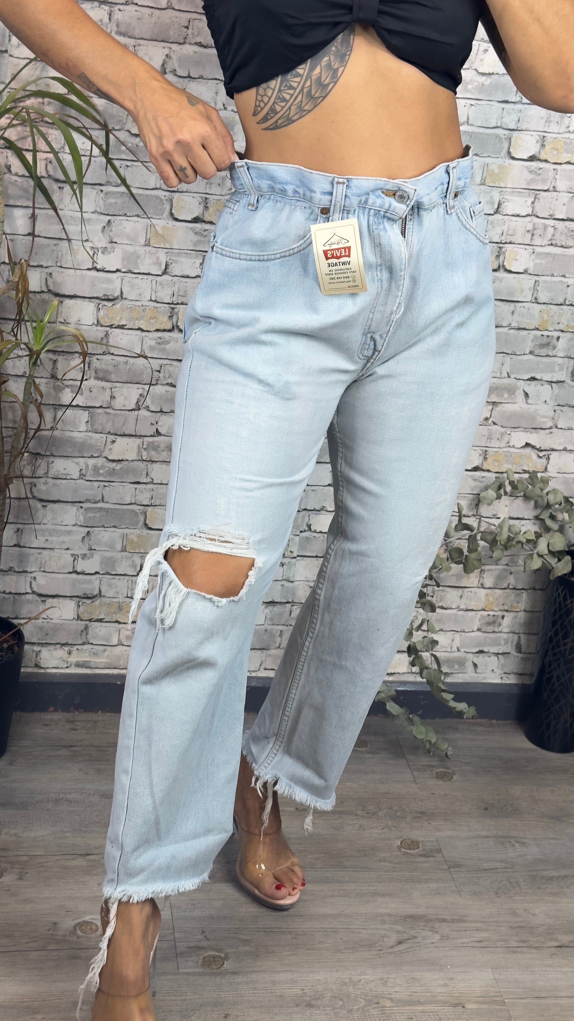 Jeans Levis candy claro M/L 02