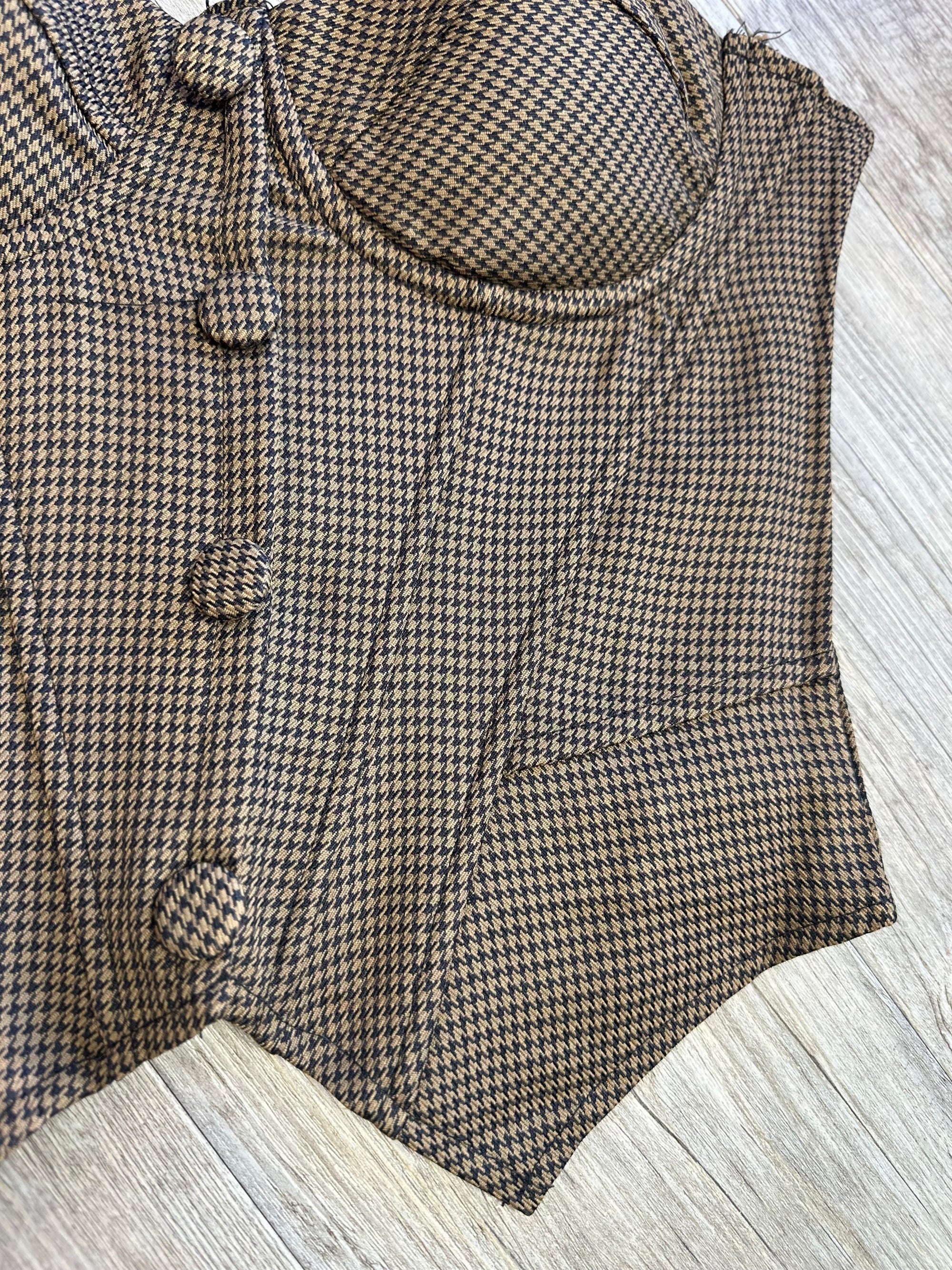 Corset pata de gallo