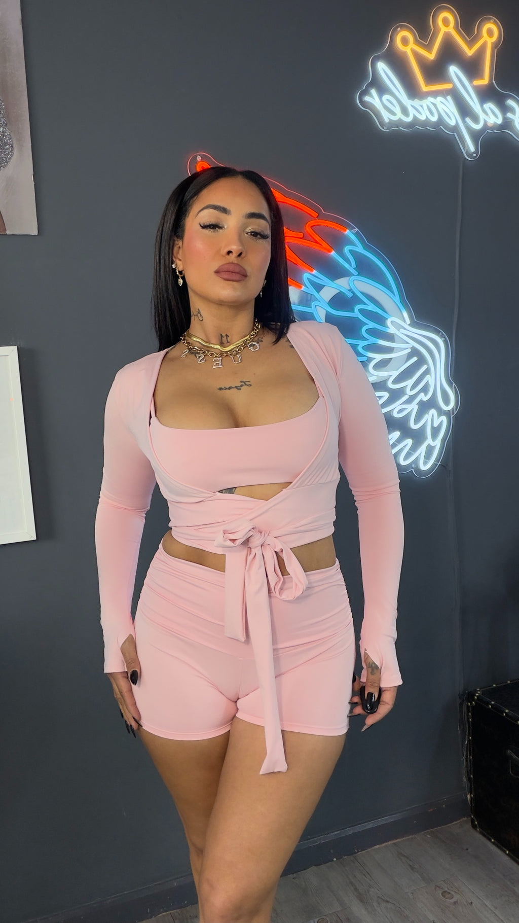 Conjunto 3piezas deportivo licra premium