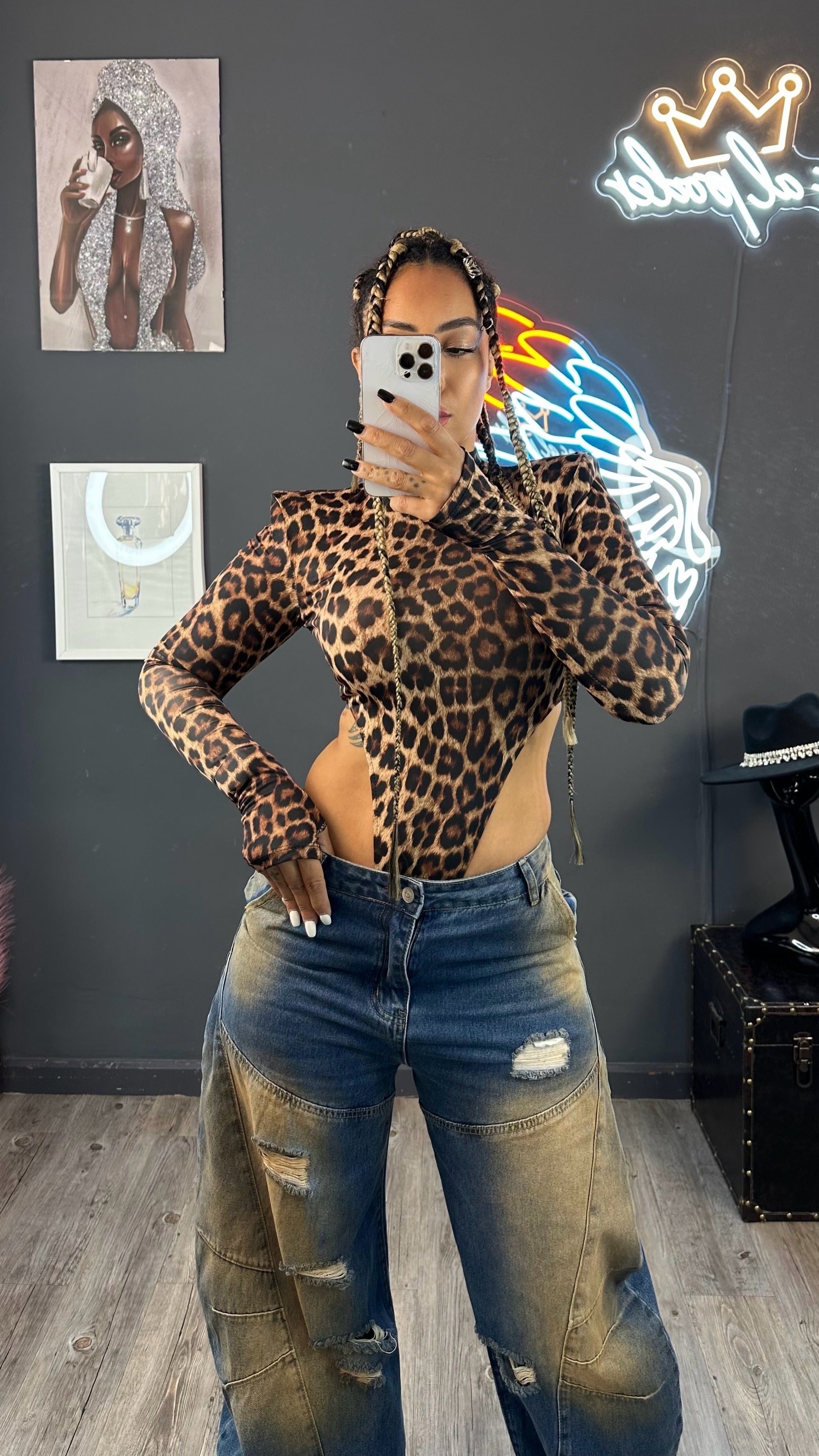 Body Crop Animal print