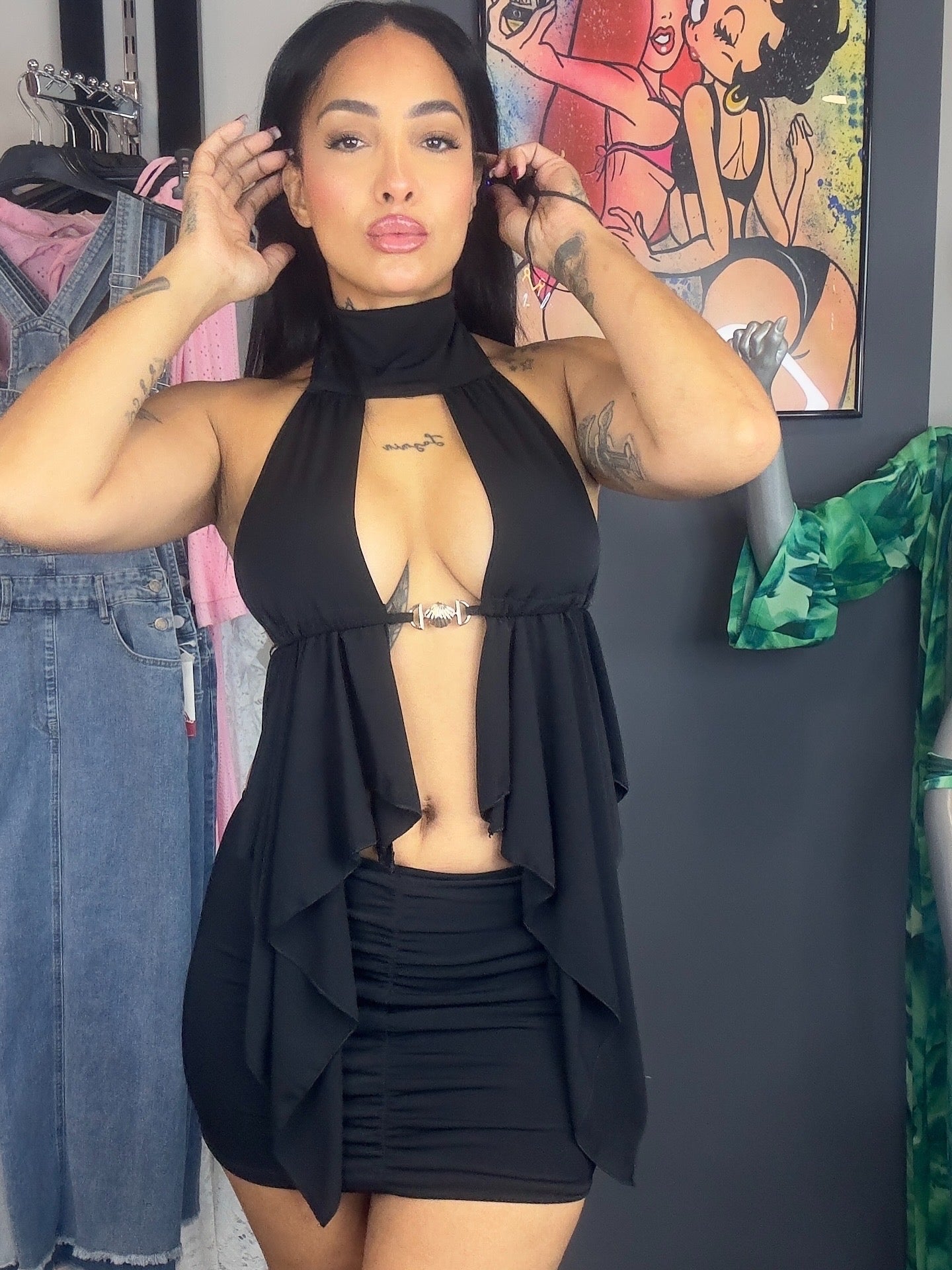 Conjunto concha falda