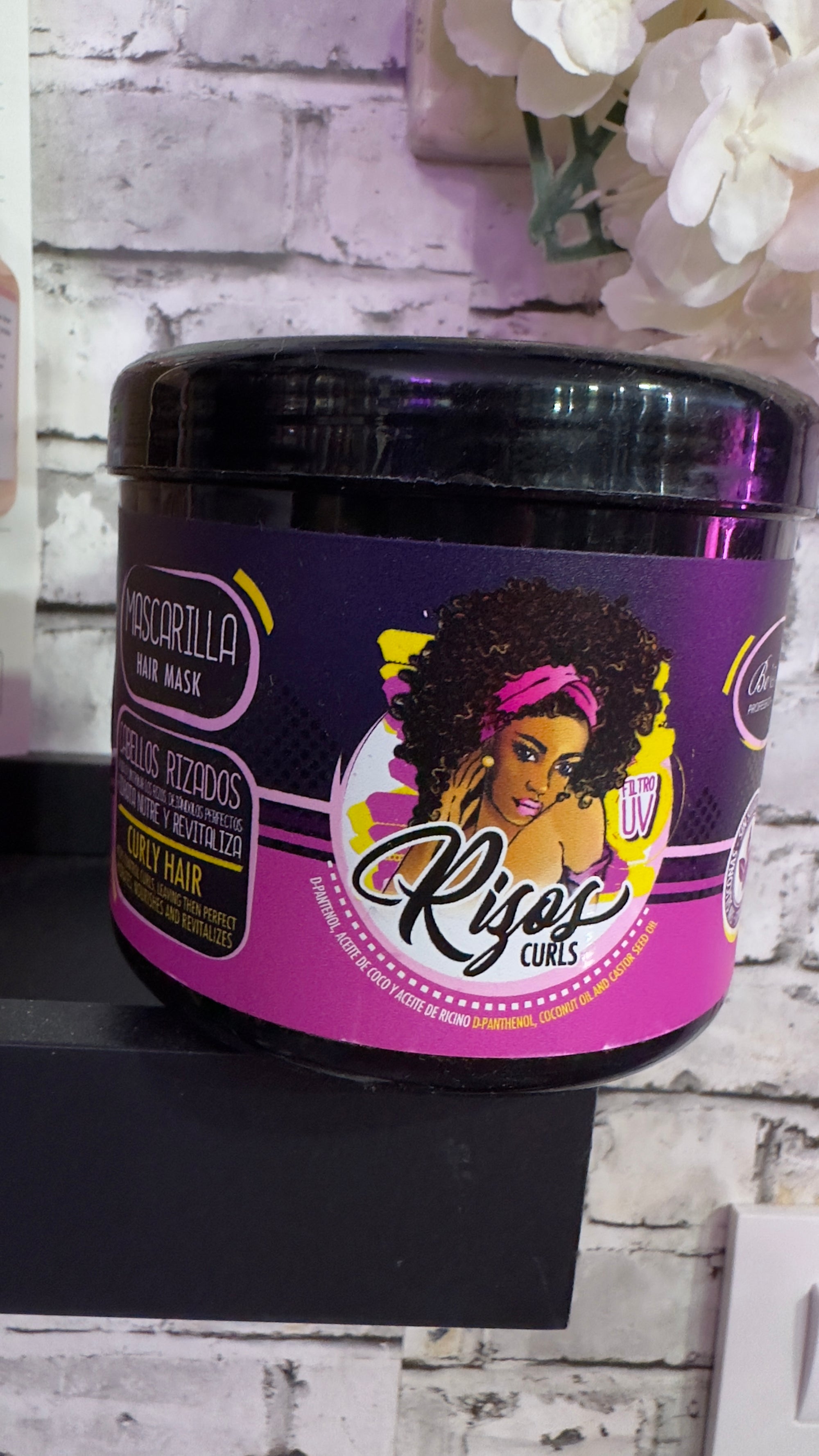 Mascarilla rizos con aceite de coco