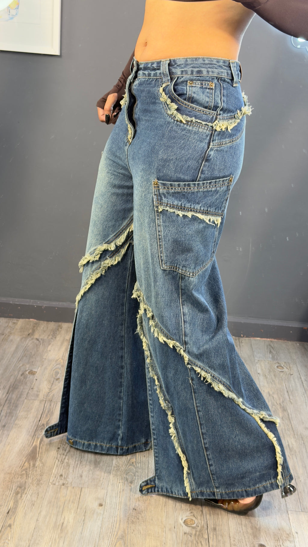 Jeans flecos Urban
