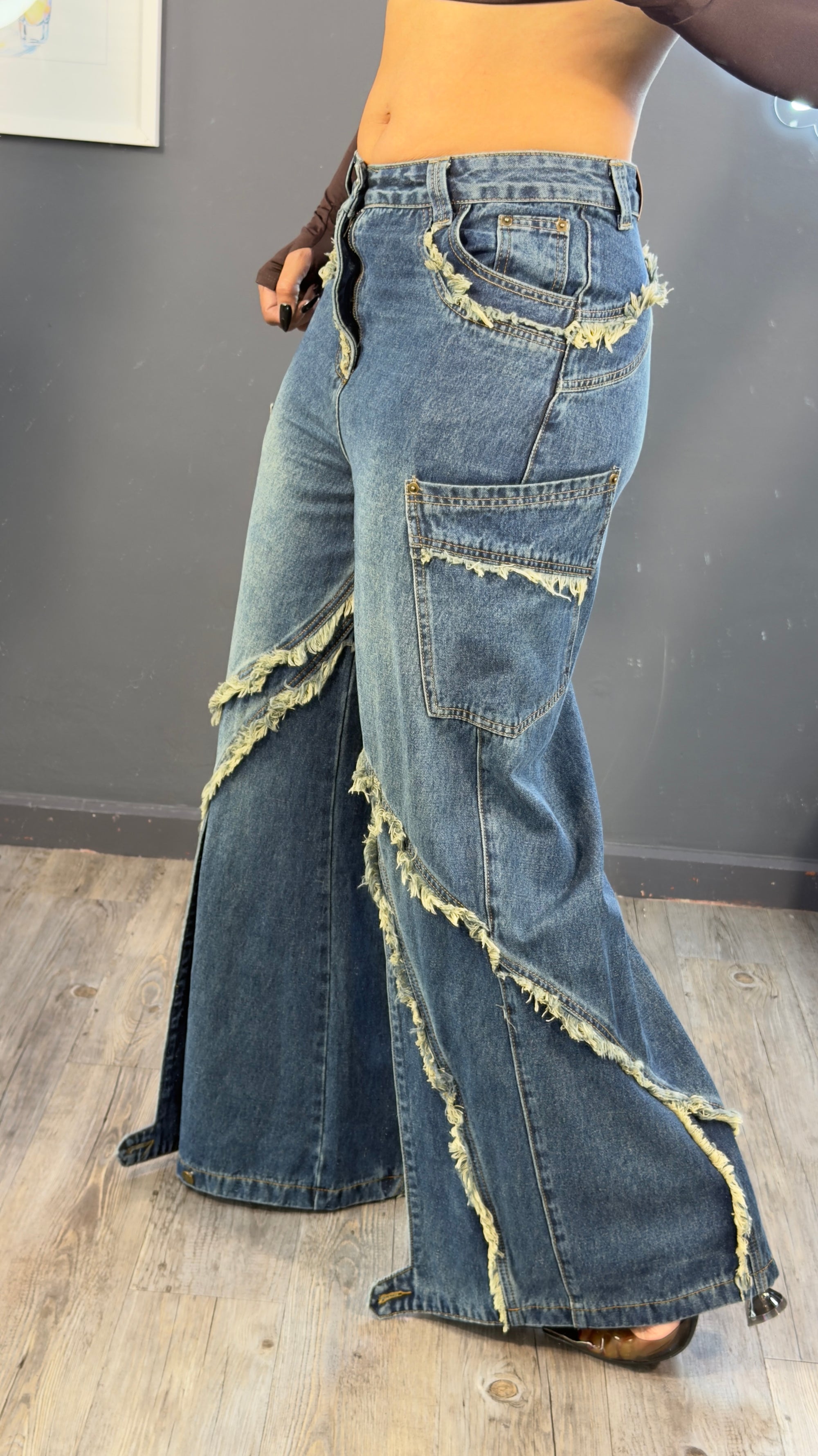 Jeans flecos Urban