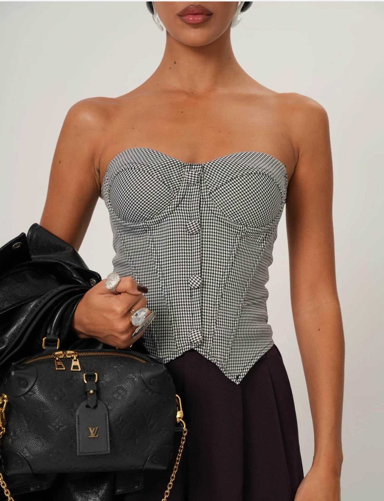 Corset pata de gallo