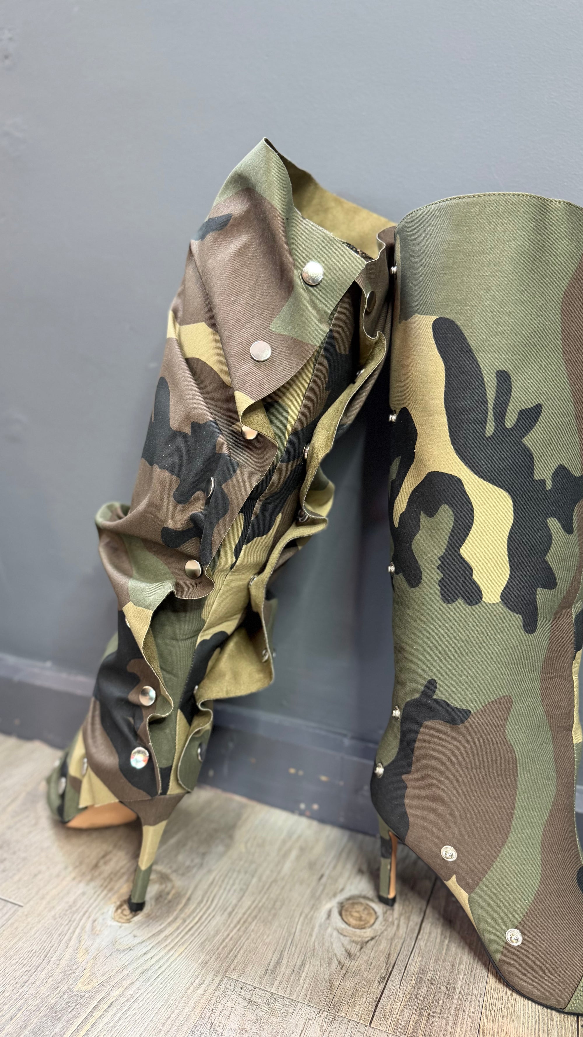 Botas segunda piel camuflaje DENIM