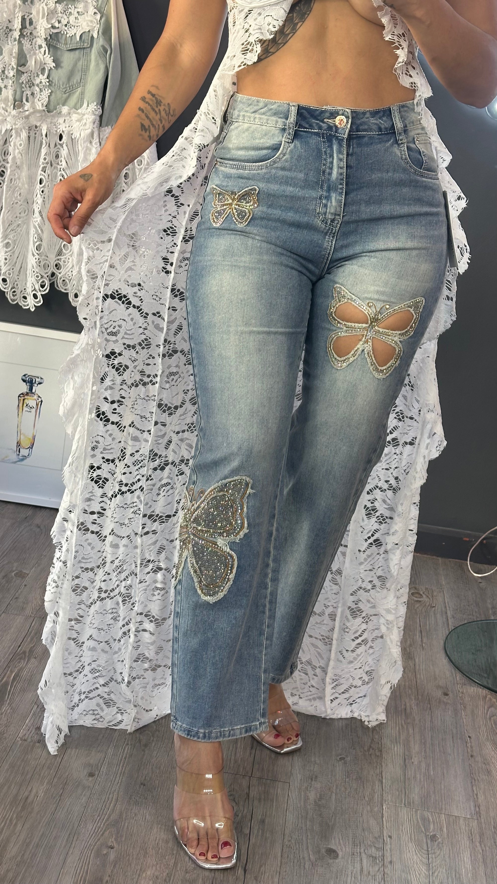 Jeans mariposa