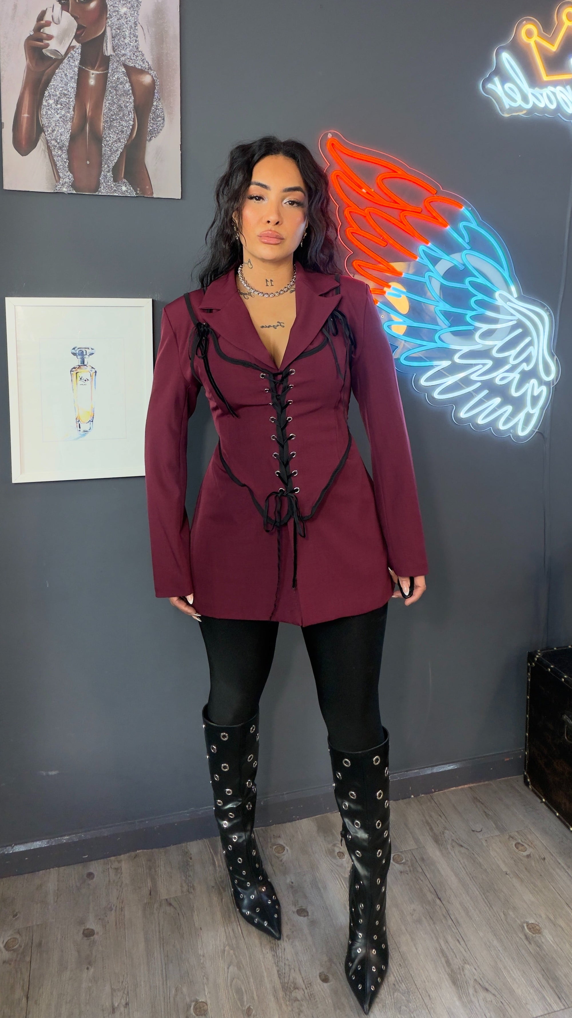 Blazer, corset locura