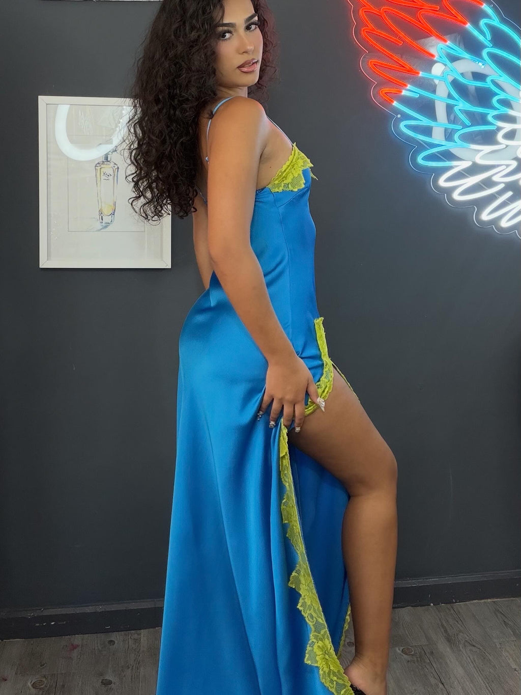 Vestido vencía largo