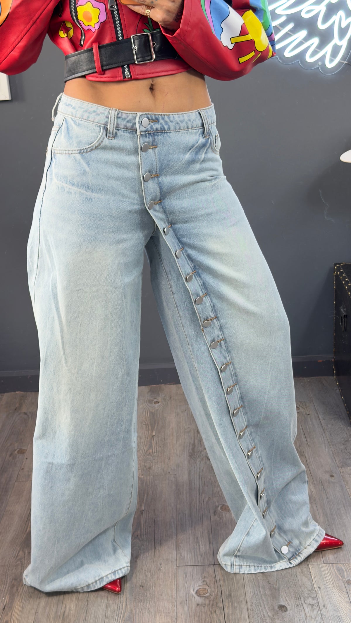 Jeans botones EXTREM
