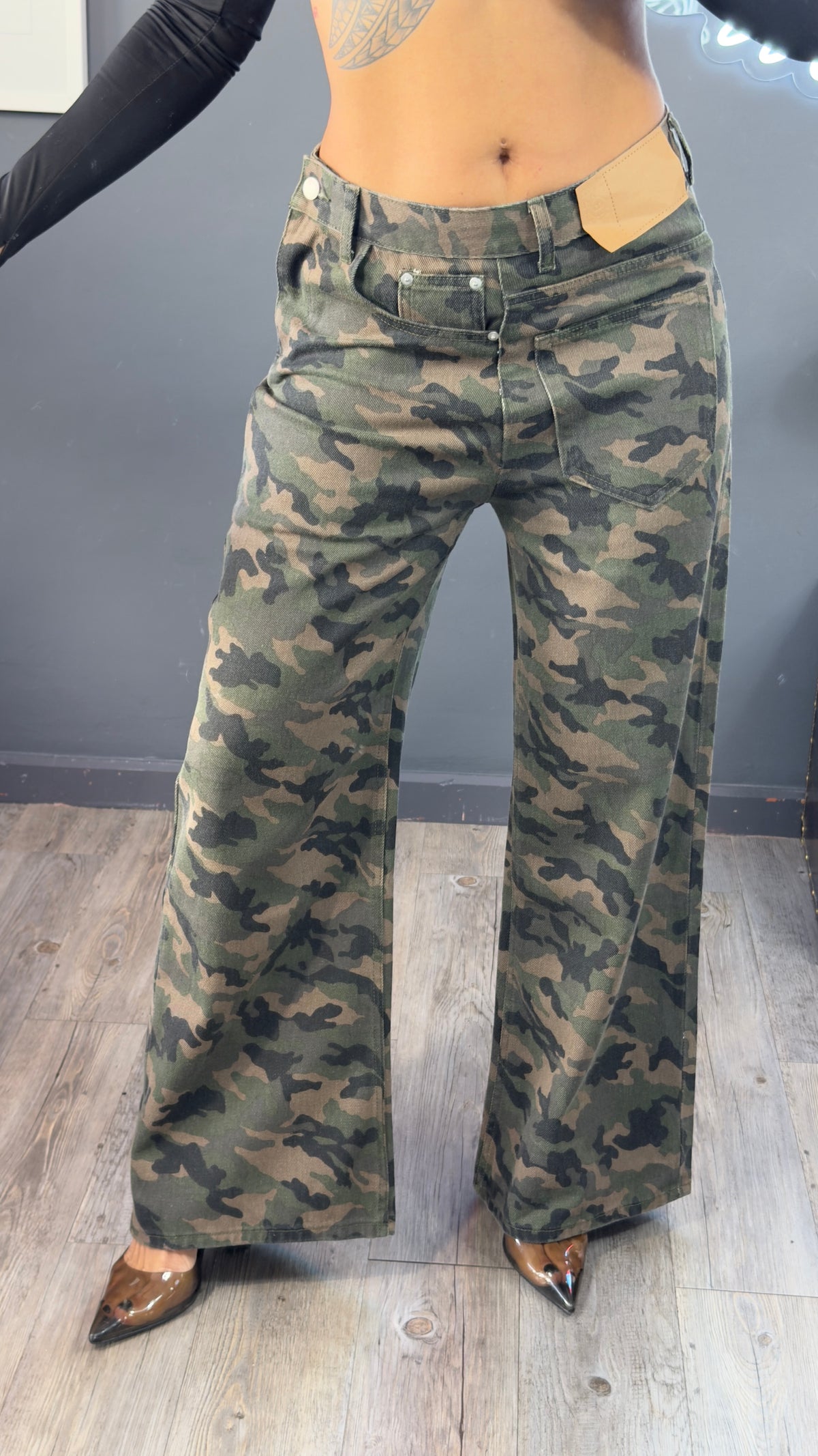 Jeans militar del REVÉS