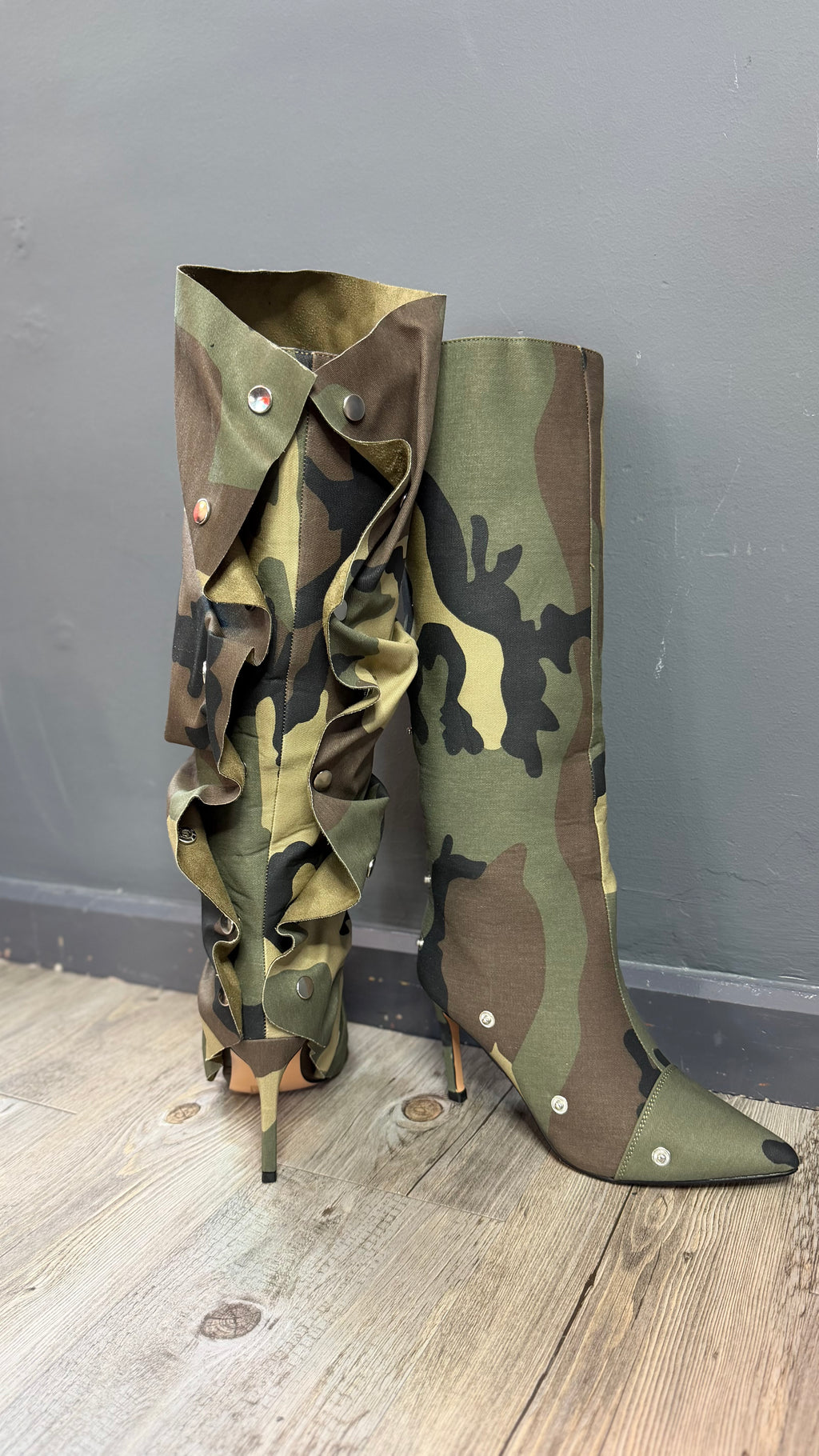 Botas segunda piel camuflaje DENIM