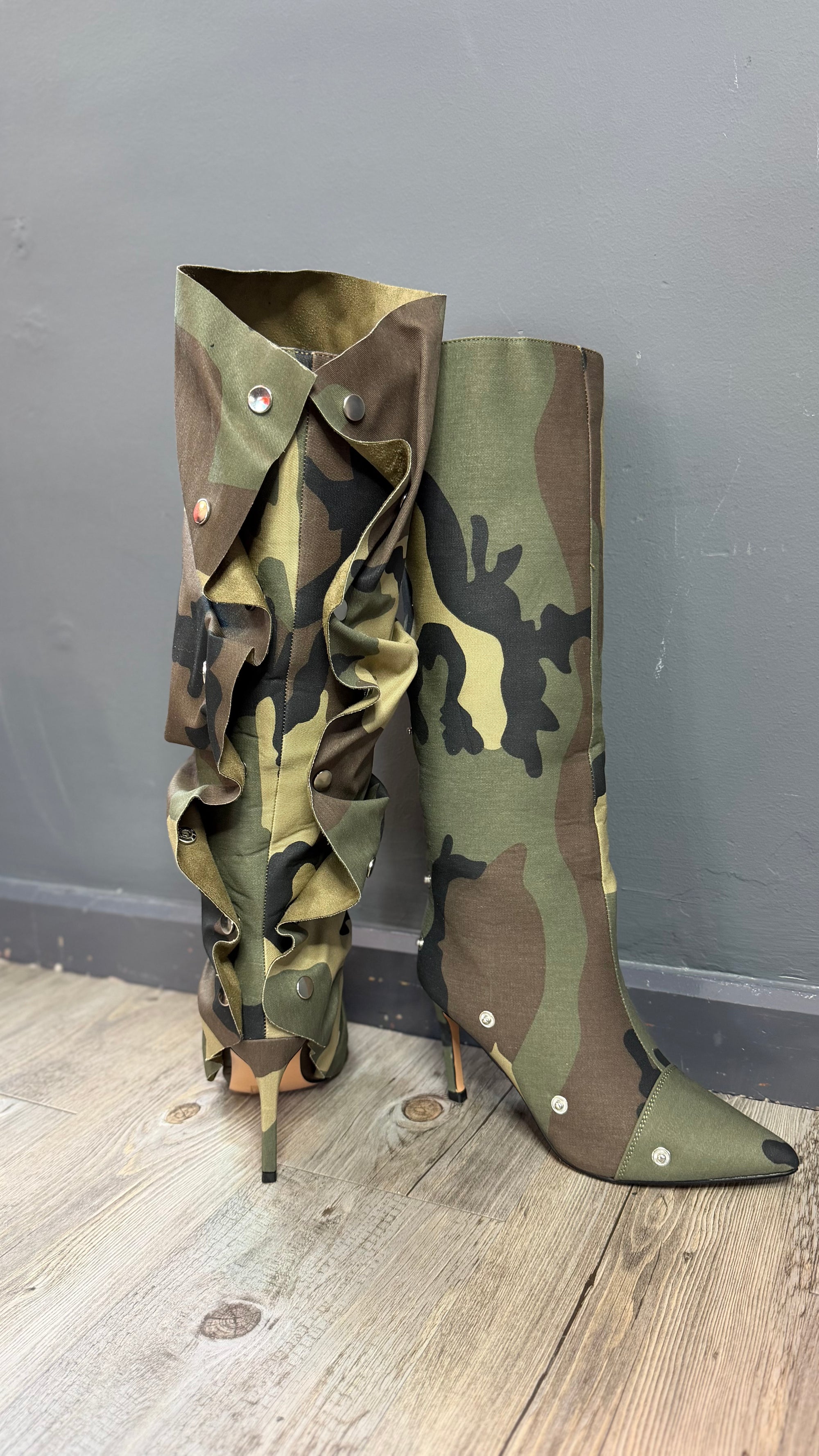 Botas segunda piel camuflaje DENIM