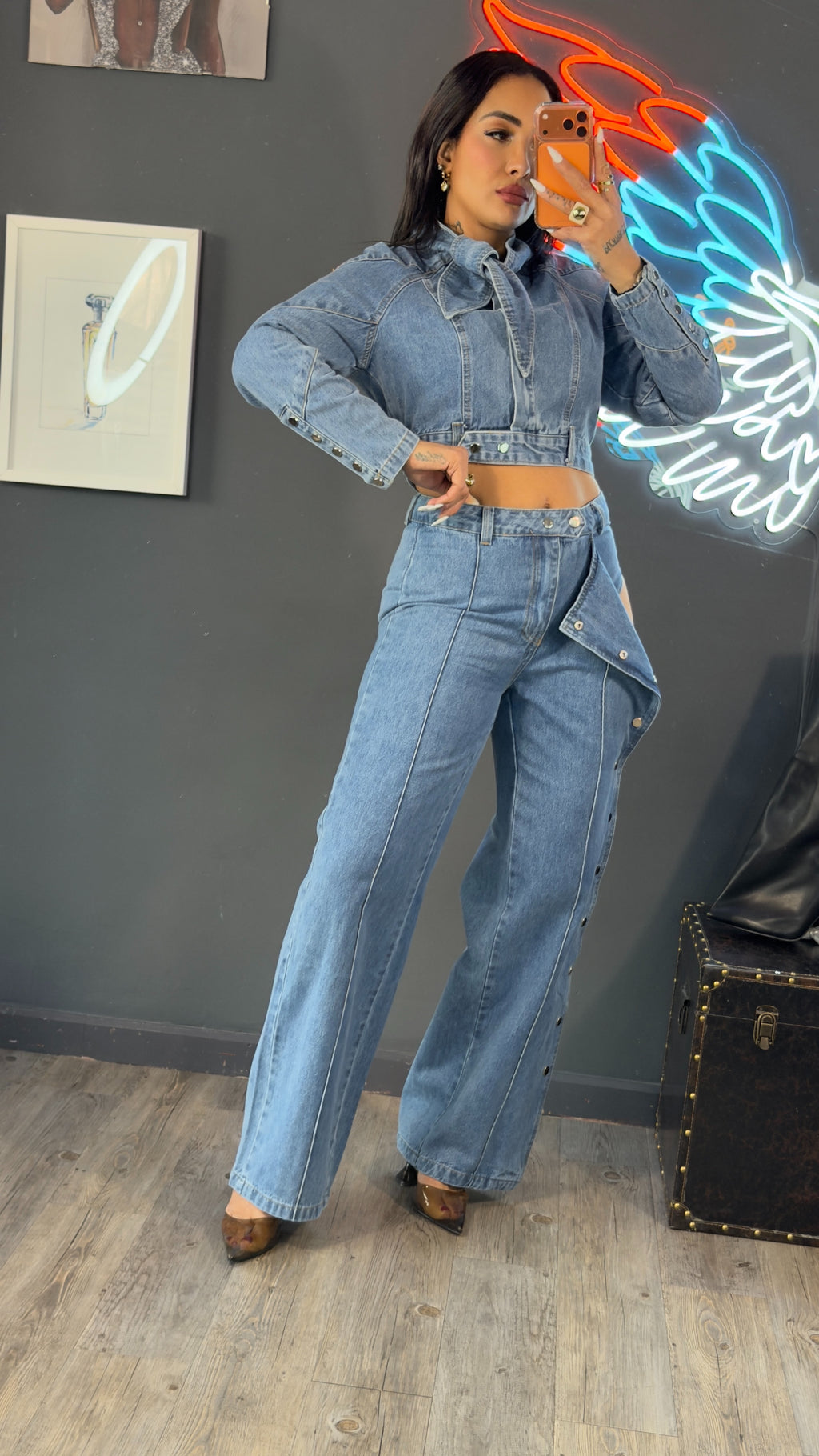 Conjunto ANGEL DENIM