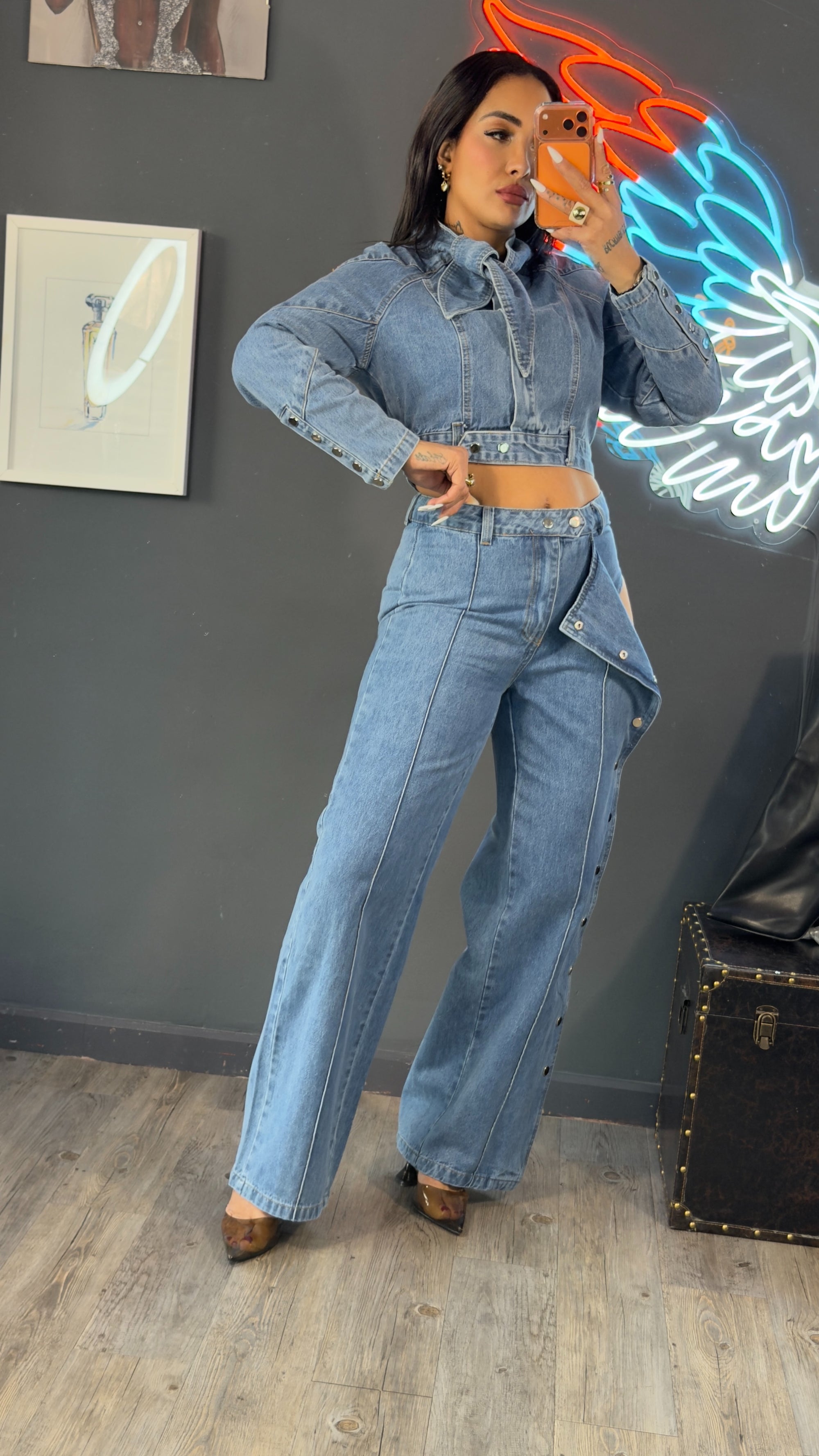 Conjunto ANGEL DENIM