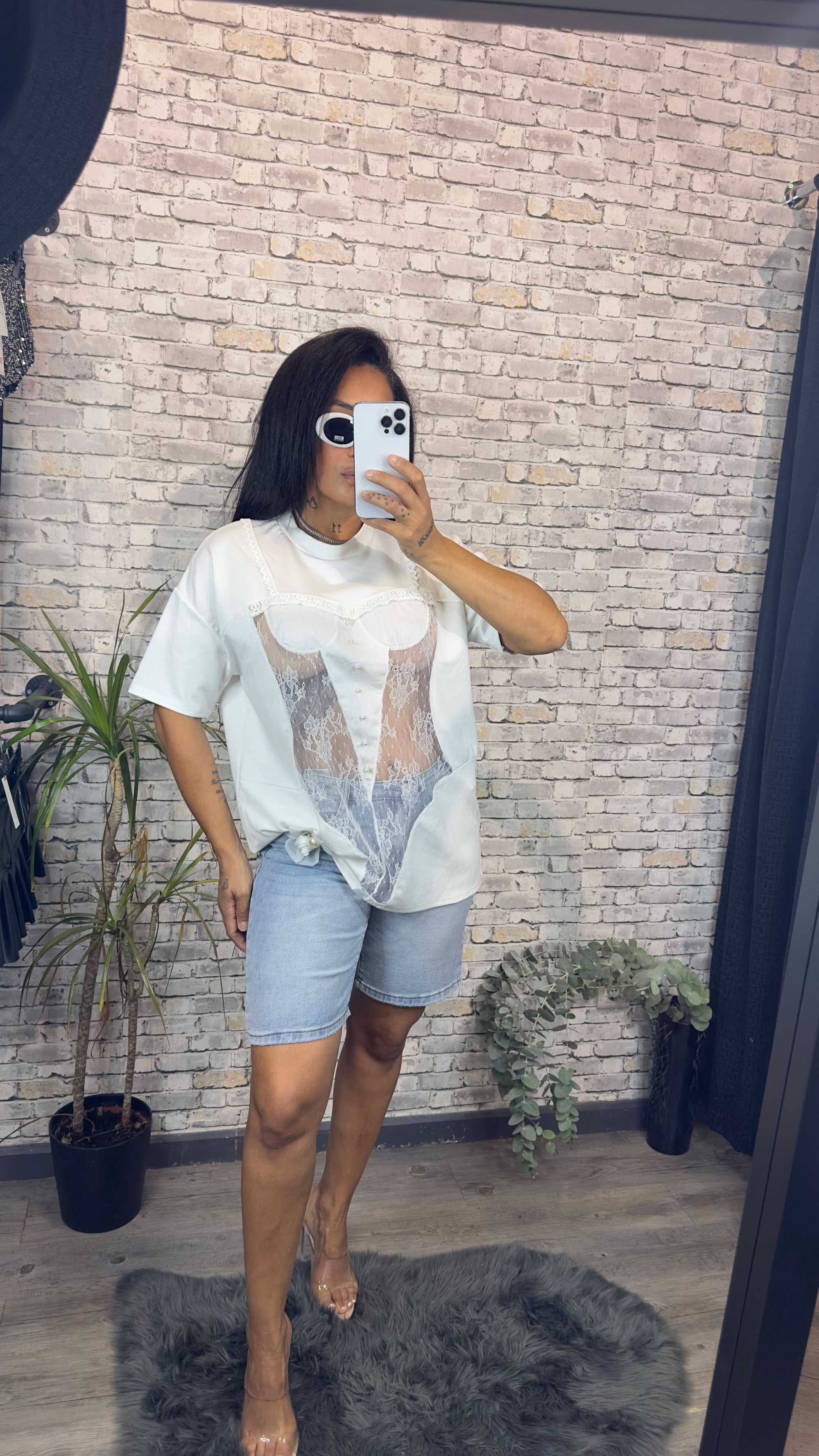 Camiseta body lencería