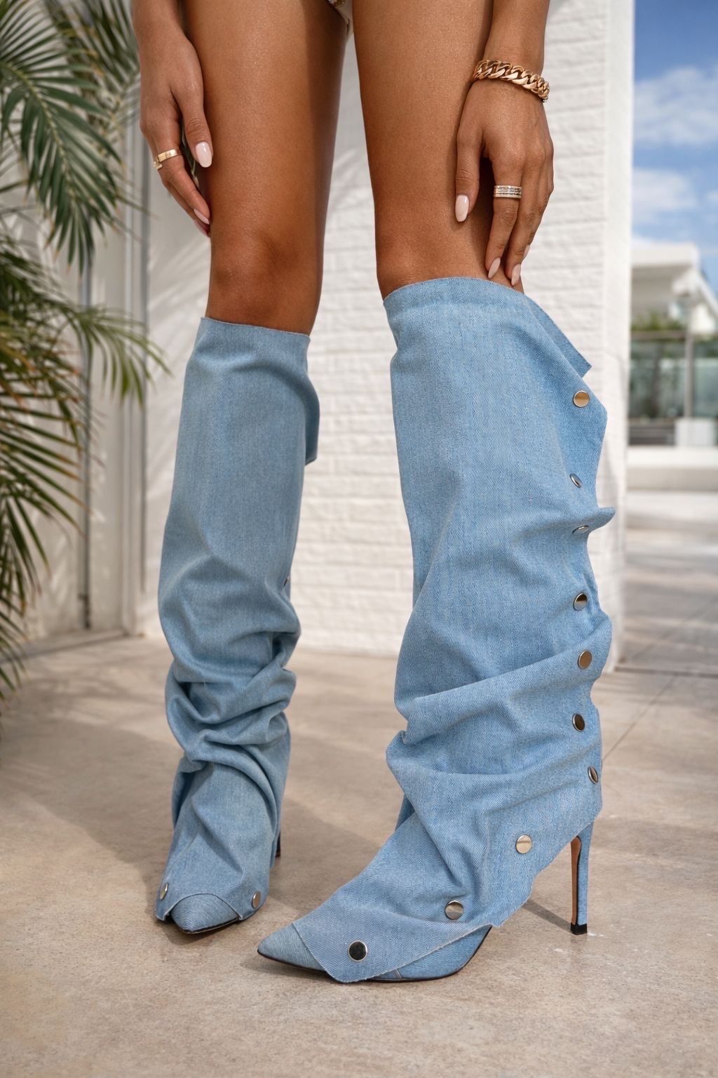 Botas, segunda piel Denim