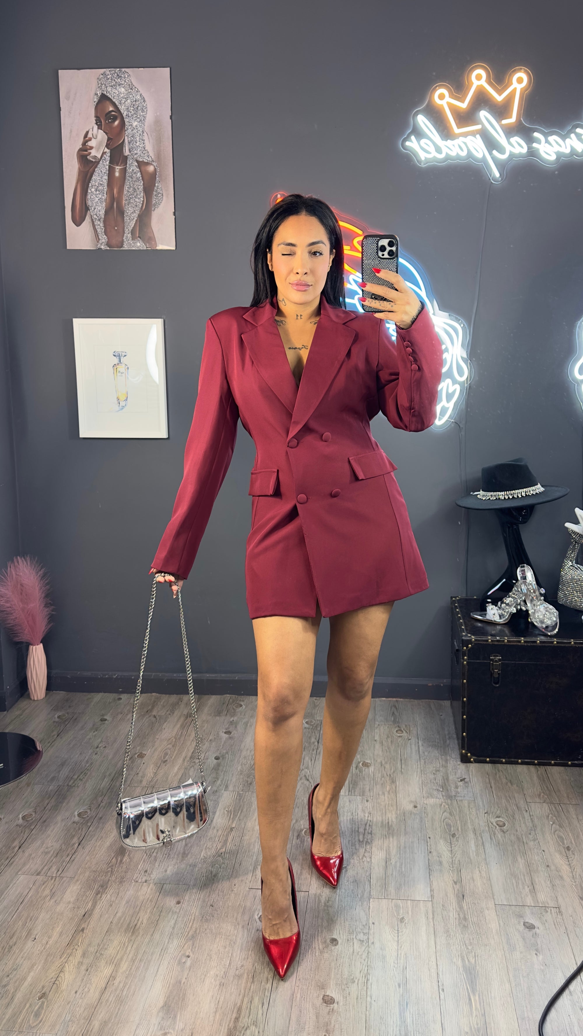 Vestido blazer Oversize