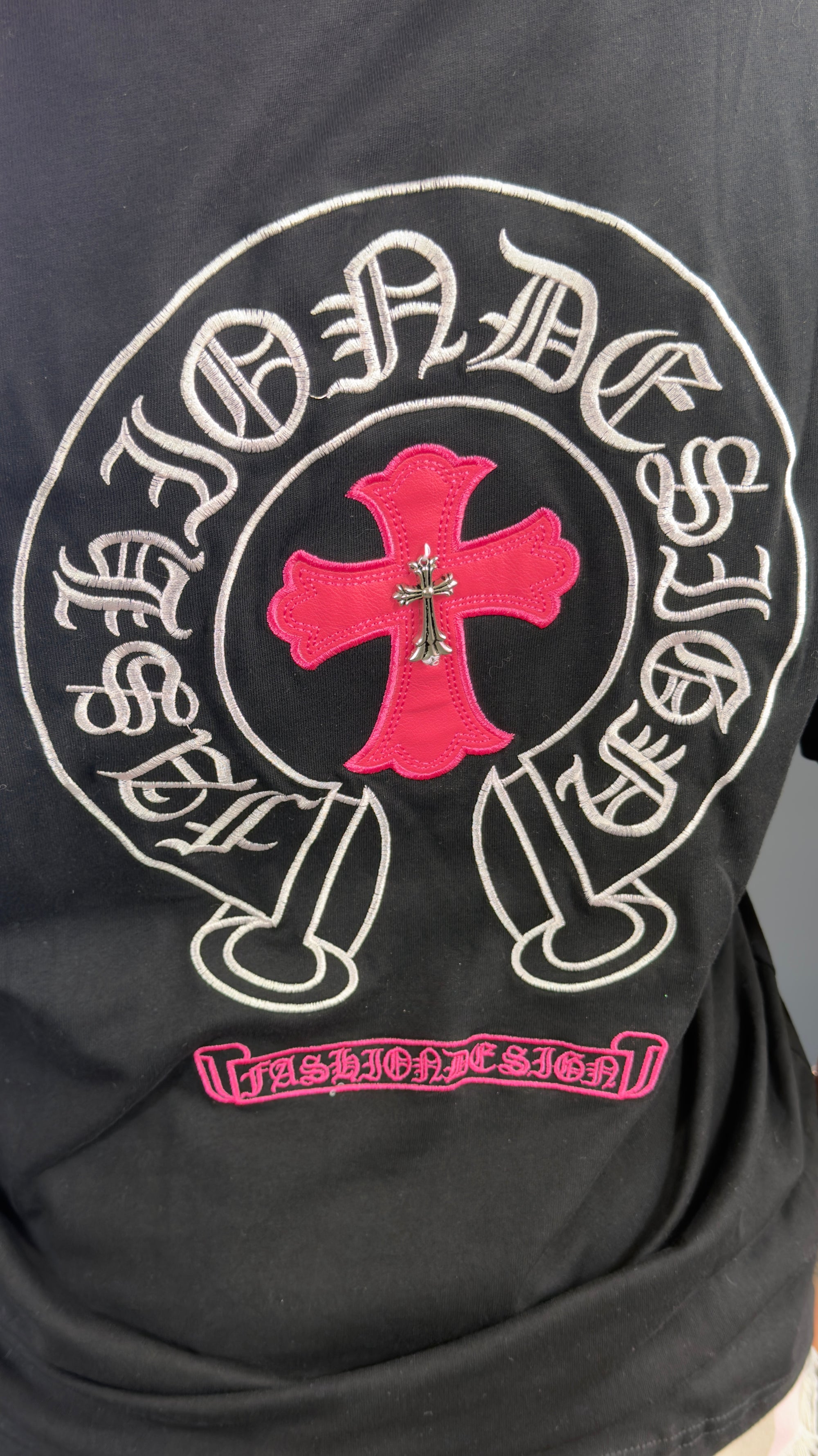 Camiseta cruz de plata
