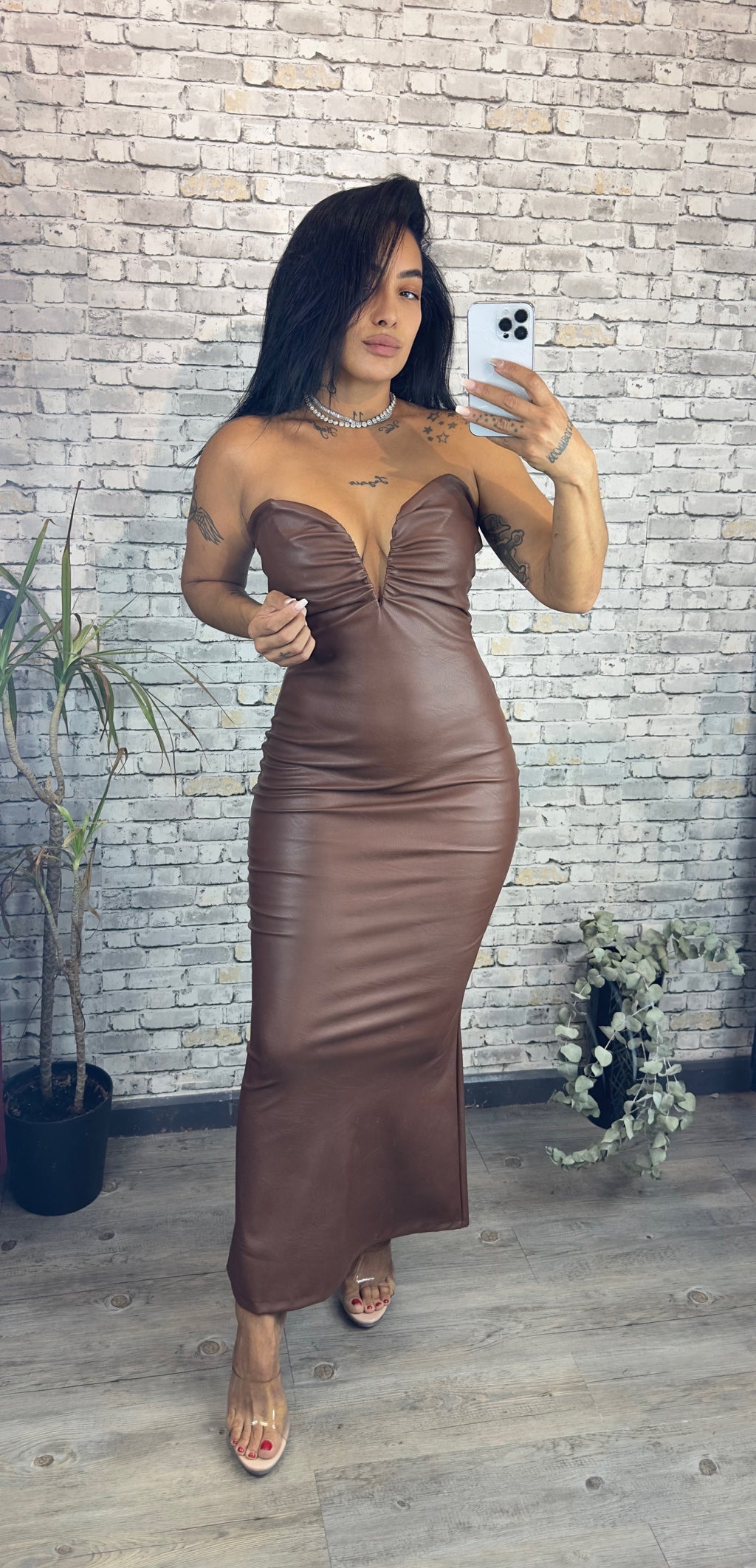 Vestido noche de lux