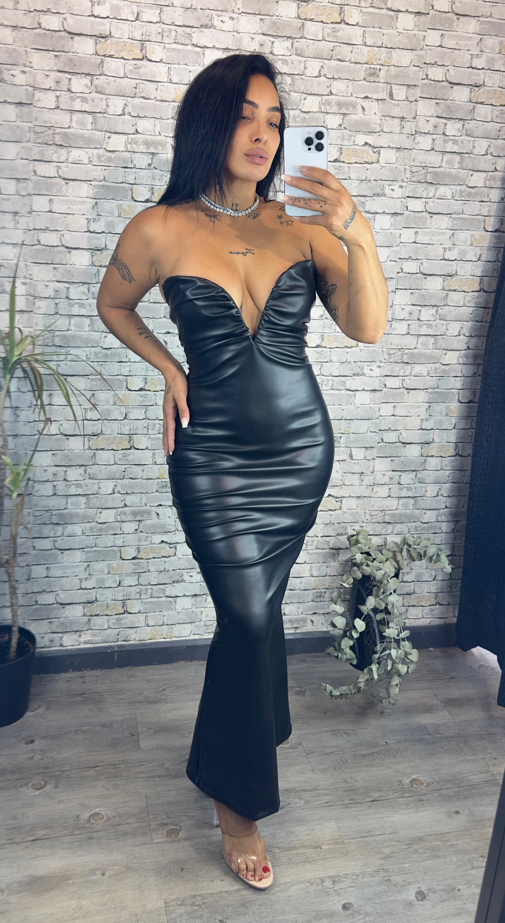 Vestido noche de lux