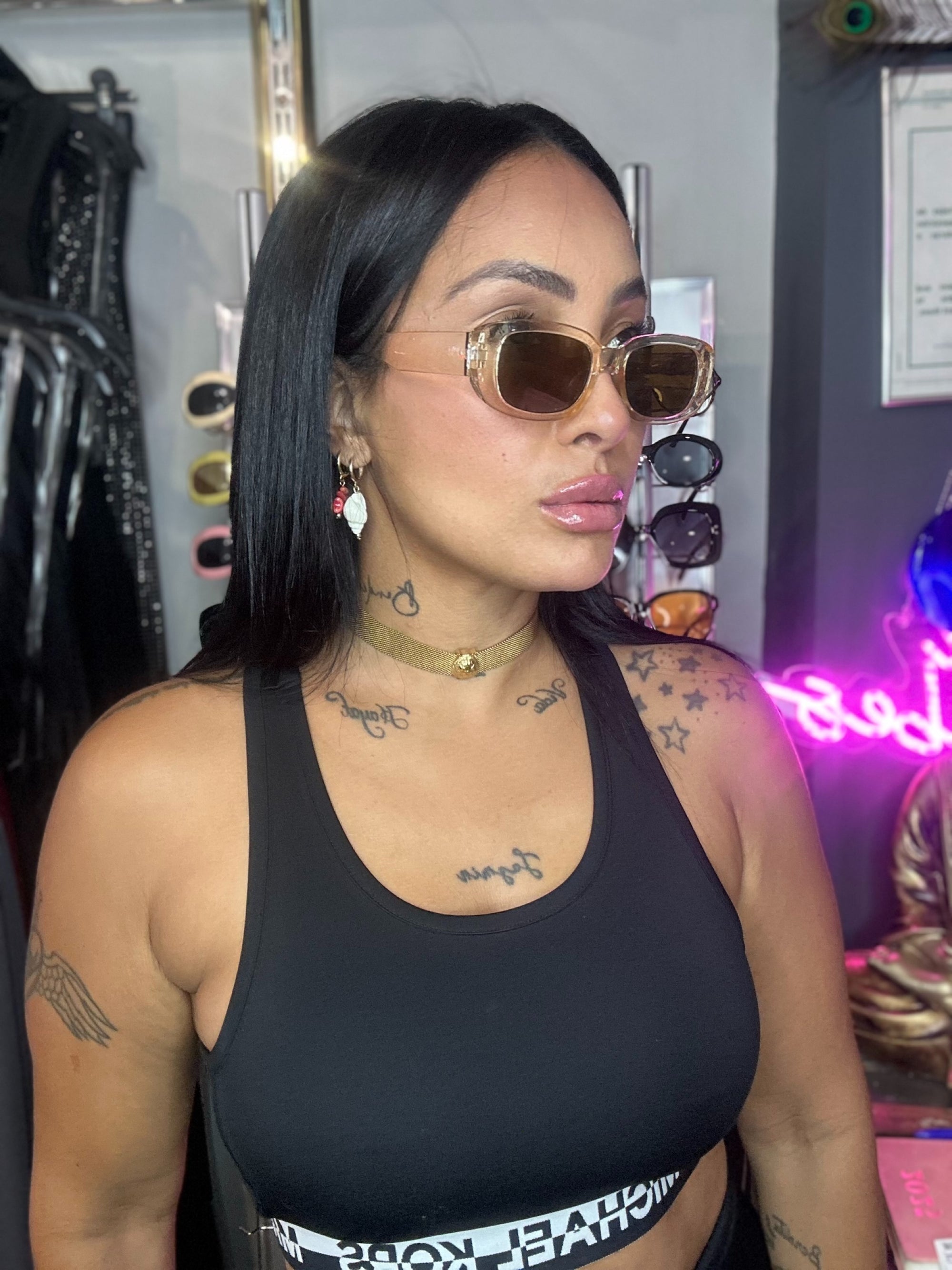 Gafas crema