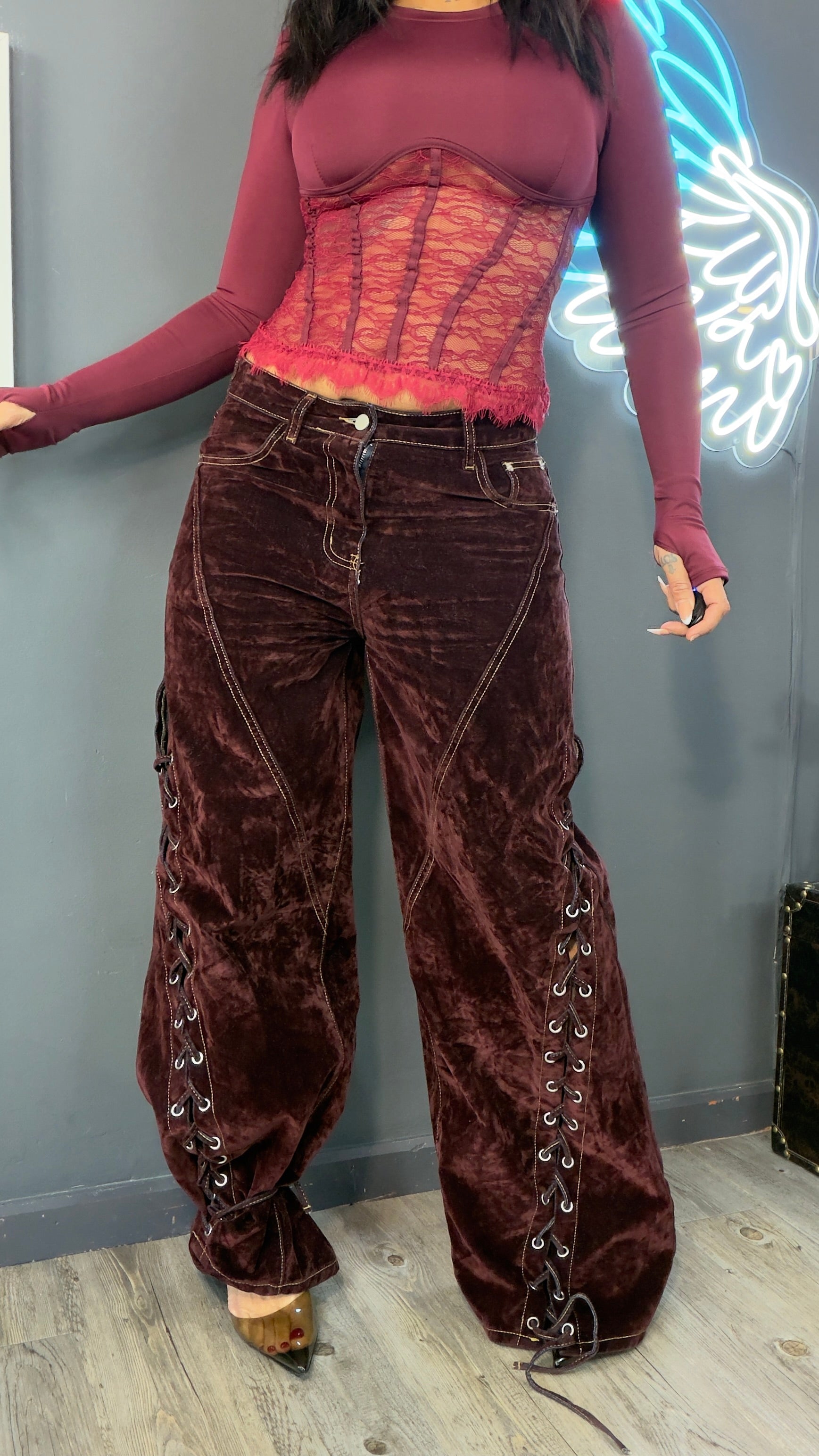 Jeans Premium con acabado exterior efecto ante vintage