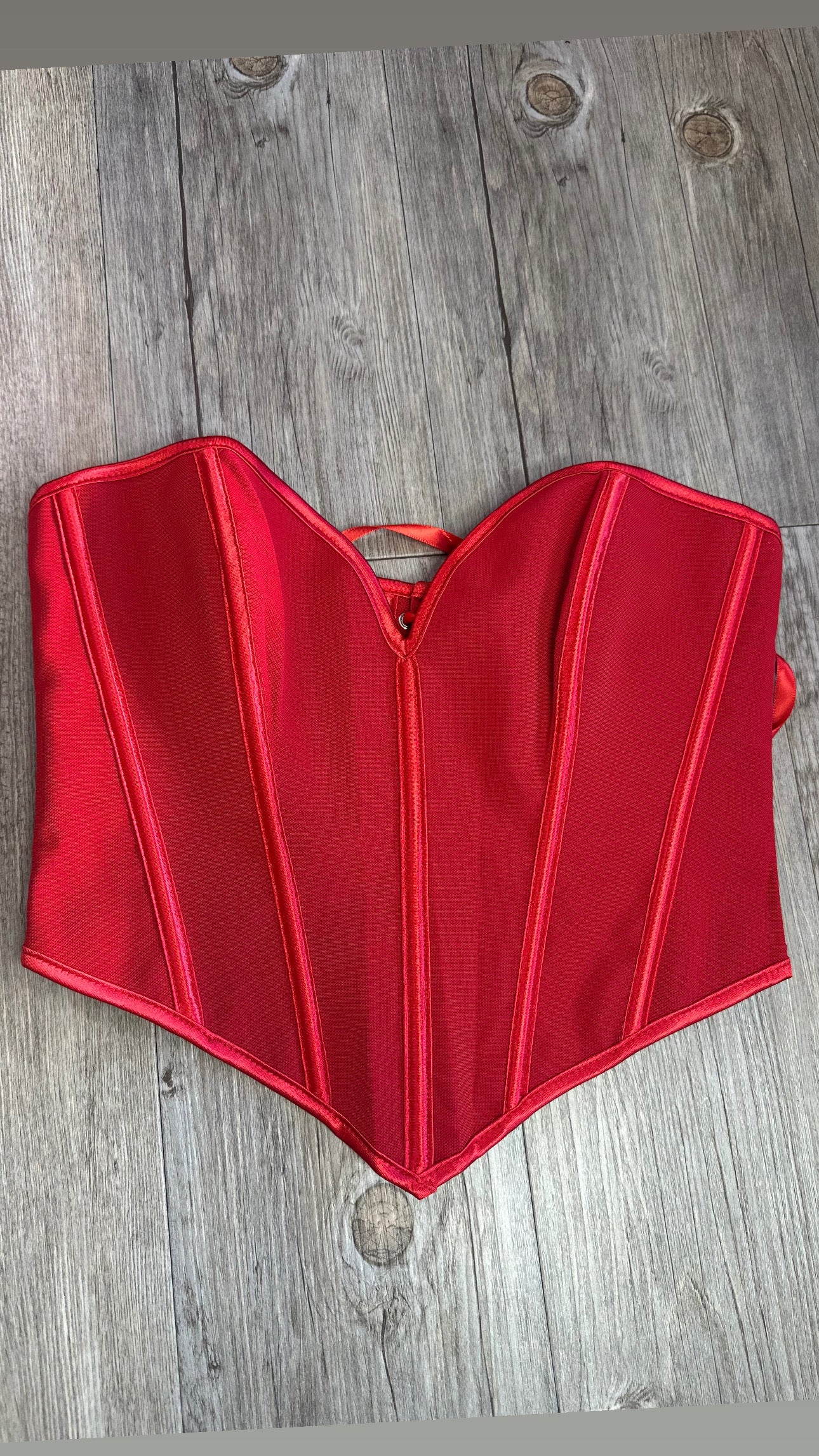 Corset ballenas por fuera