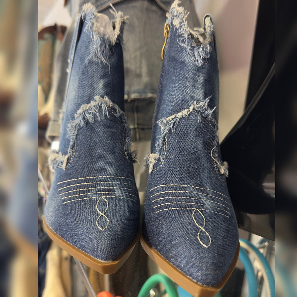 Cowboy botines jeans