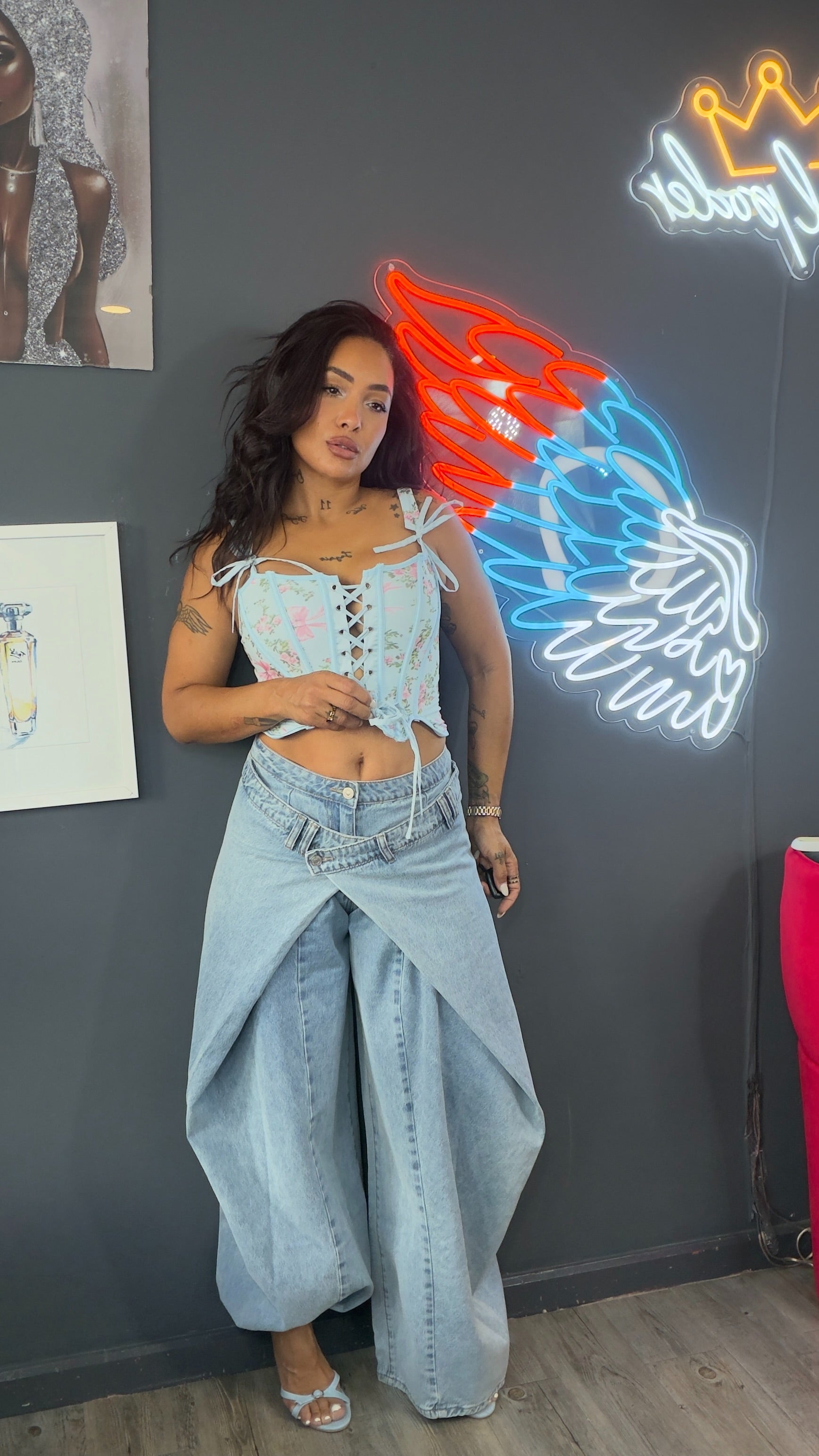 Jeans doble cintura