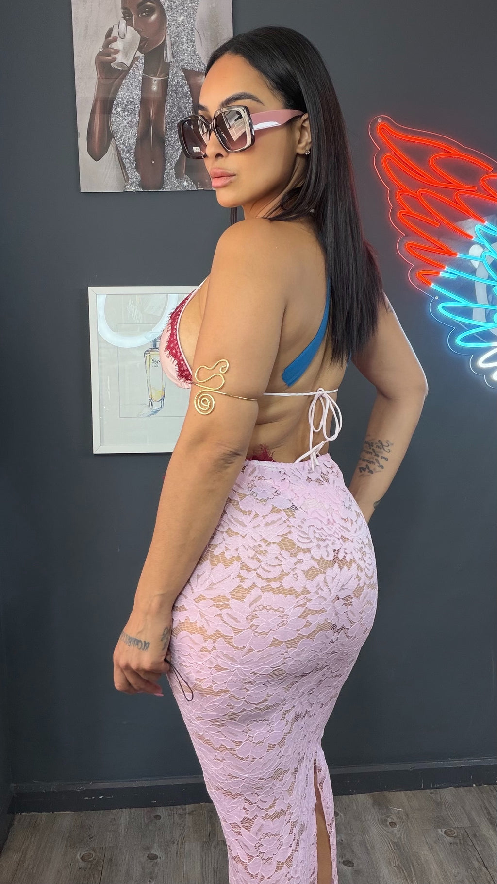Bikini verano azul 3 PZ