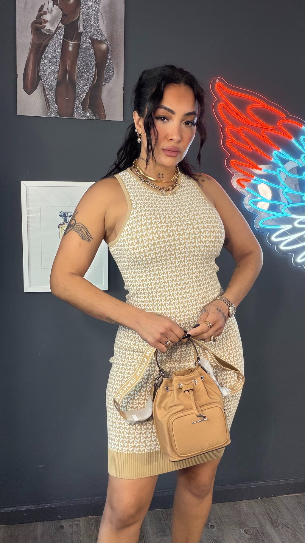 Vestido MICHAEL KORS, canal elástico