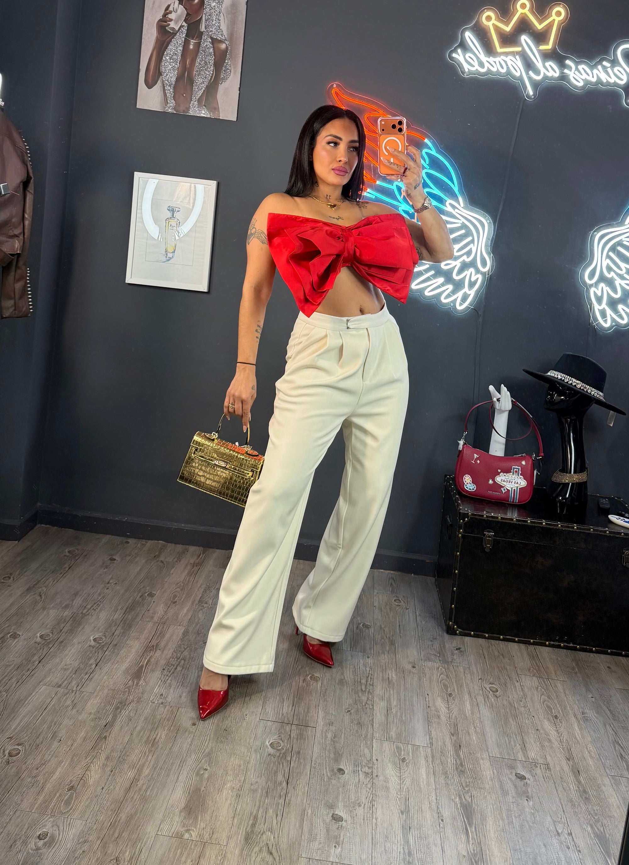 Pantalón clásico, pinza franela por dentro