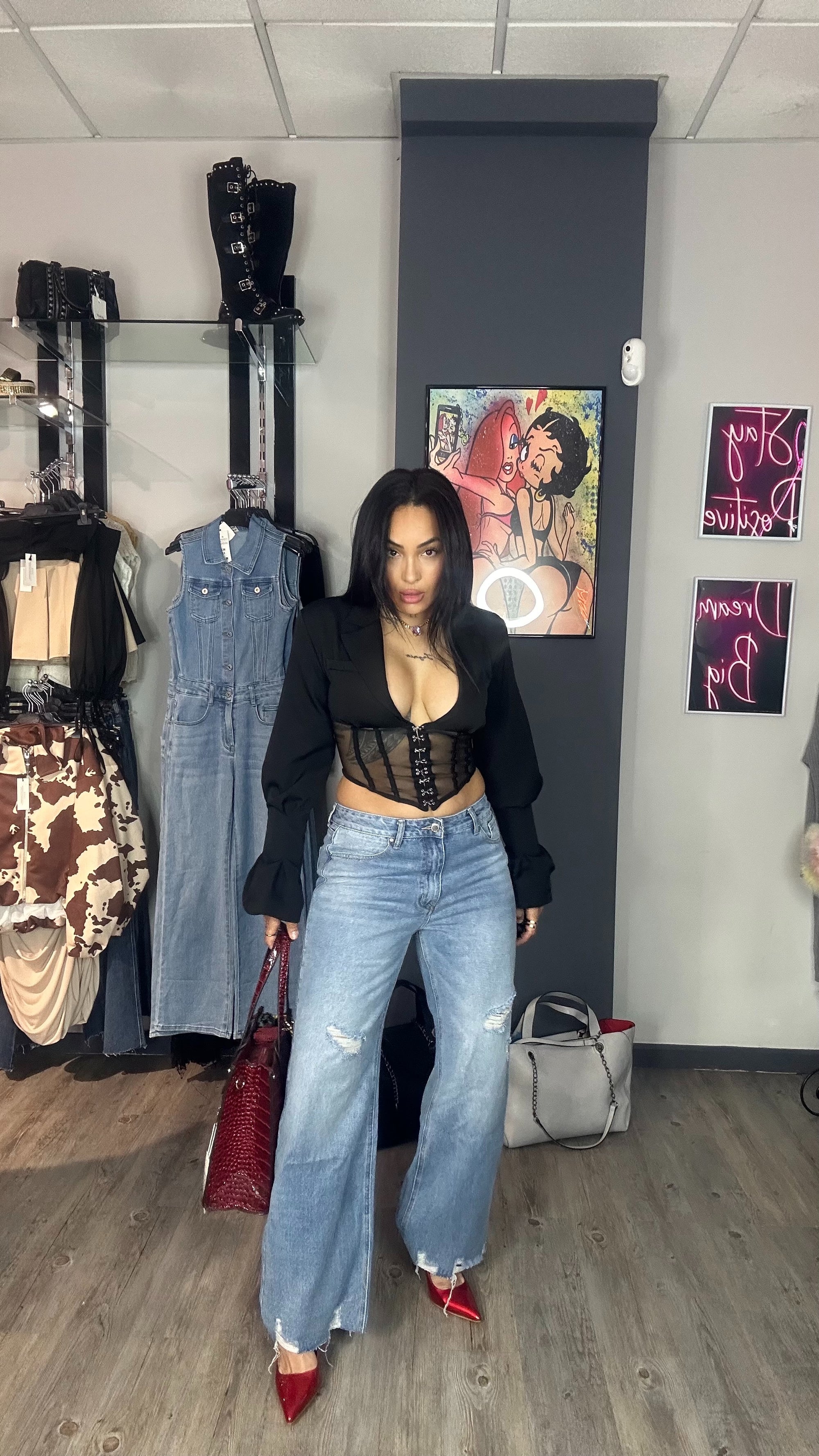 Jeans rígido